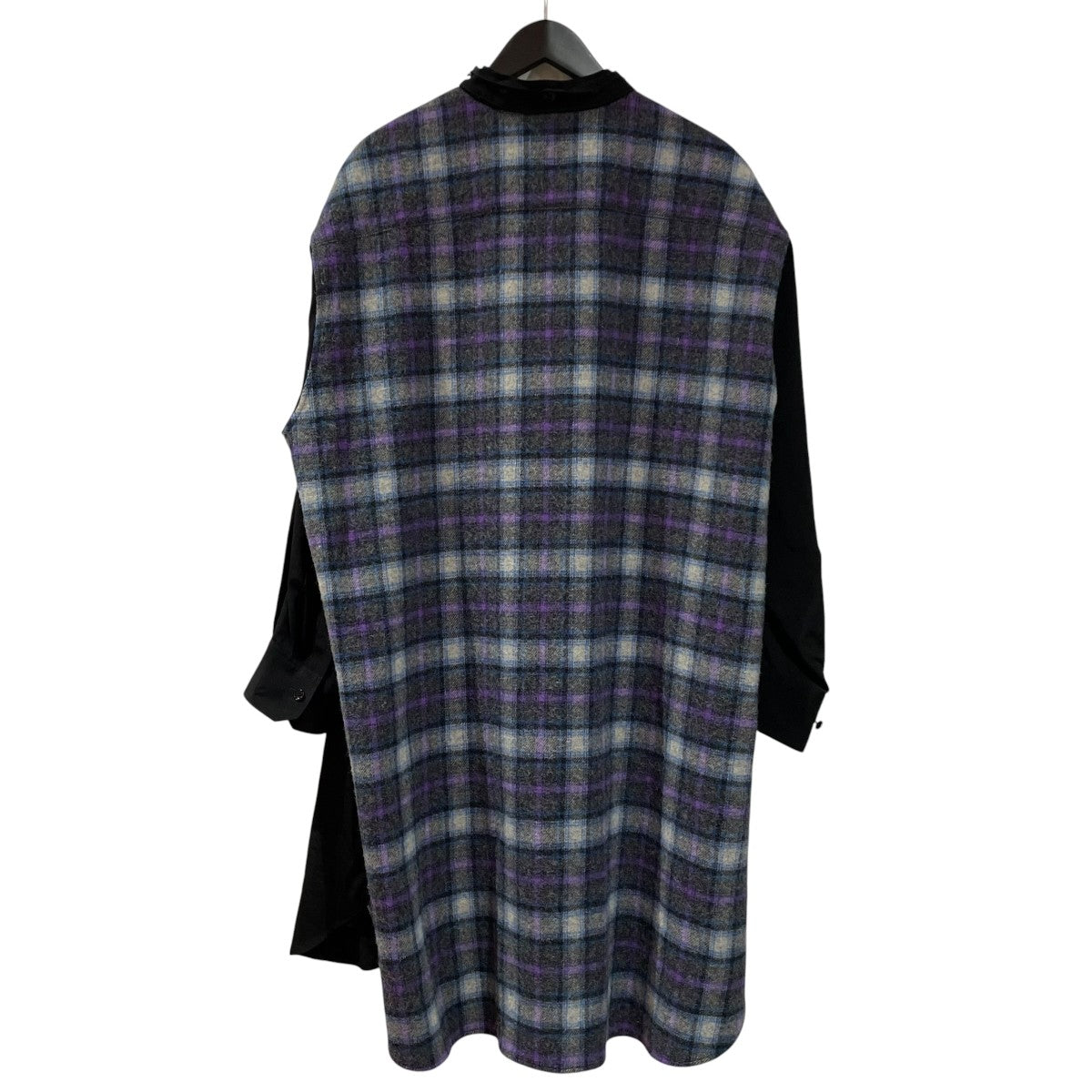 GROUND Y COMBINATION SHIRTトリアセテート、ウール長袖シャツgo b08 800 古着・中古-2枚目のアイテム画像