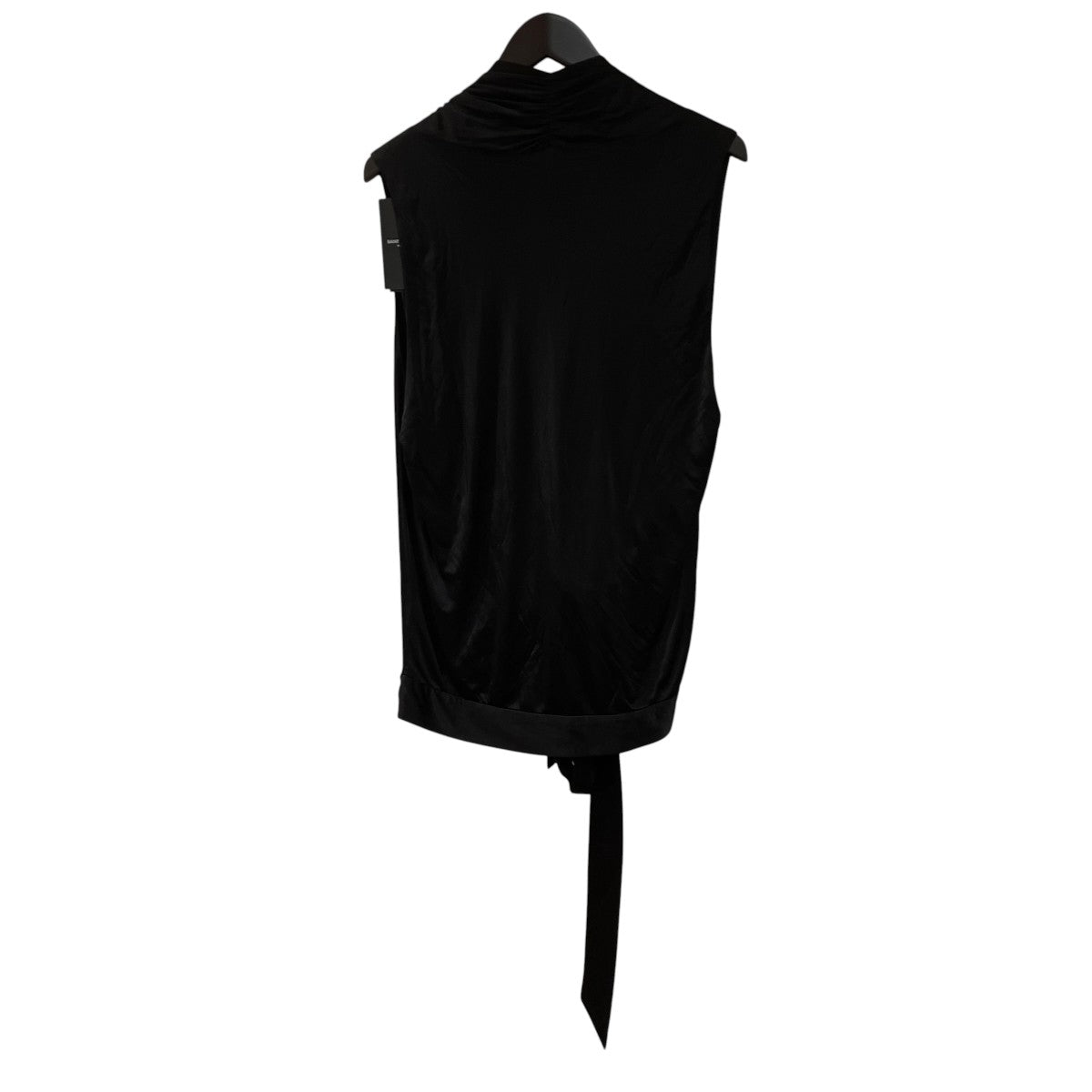 Saint Laurent Paris 23SSWraparound Jersey Topノースリーブブラウス759246 Y37CD 古着・中古-2枚目のアイテム画像
