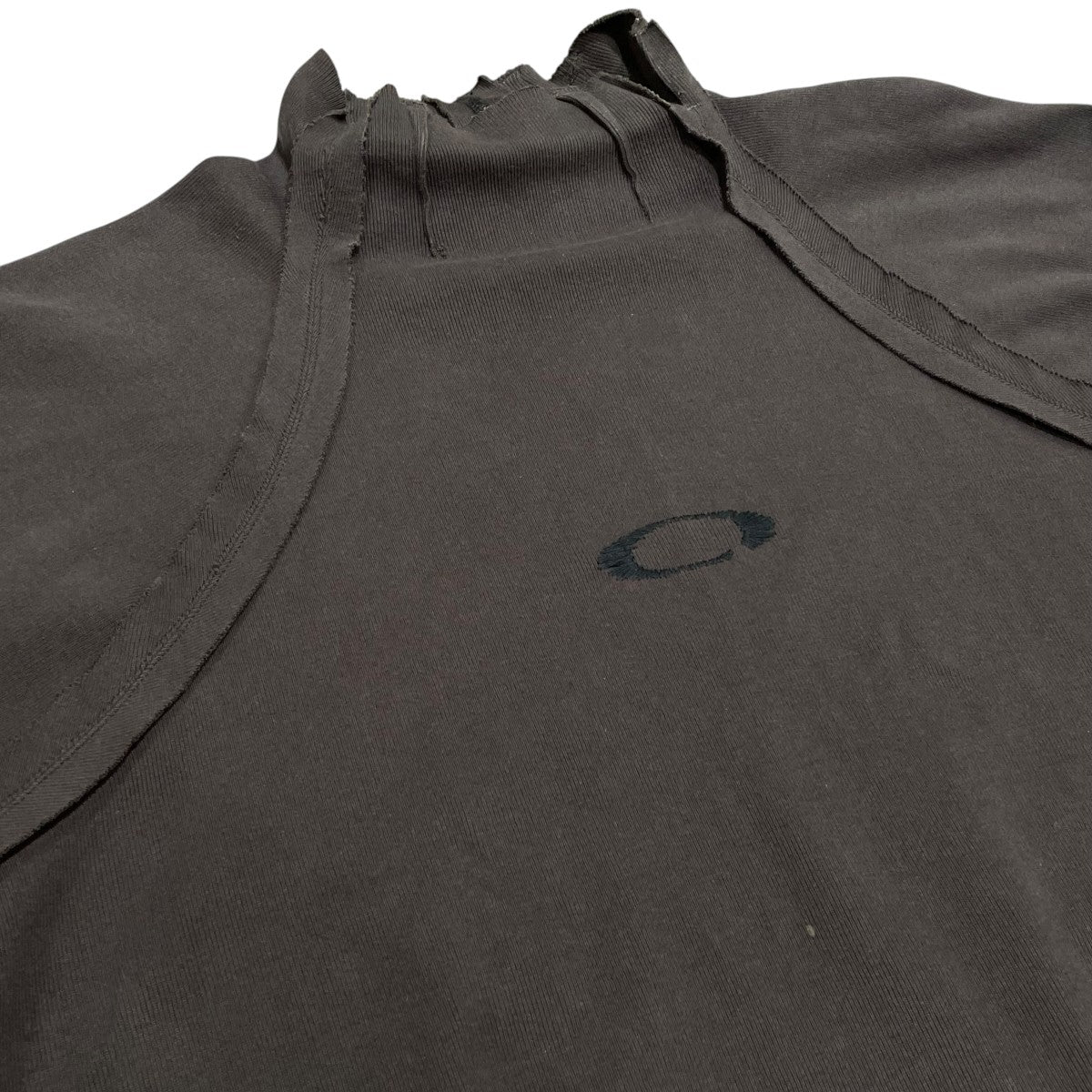 MINUS HIGHNECK COTTON LOGO KNITダメージプルオーバーM-P1-KW1 古着・中古-3枚目のアイテム画像