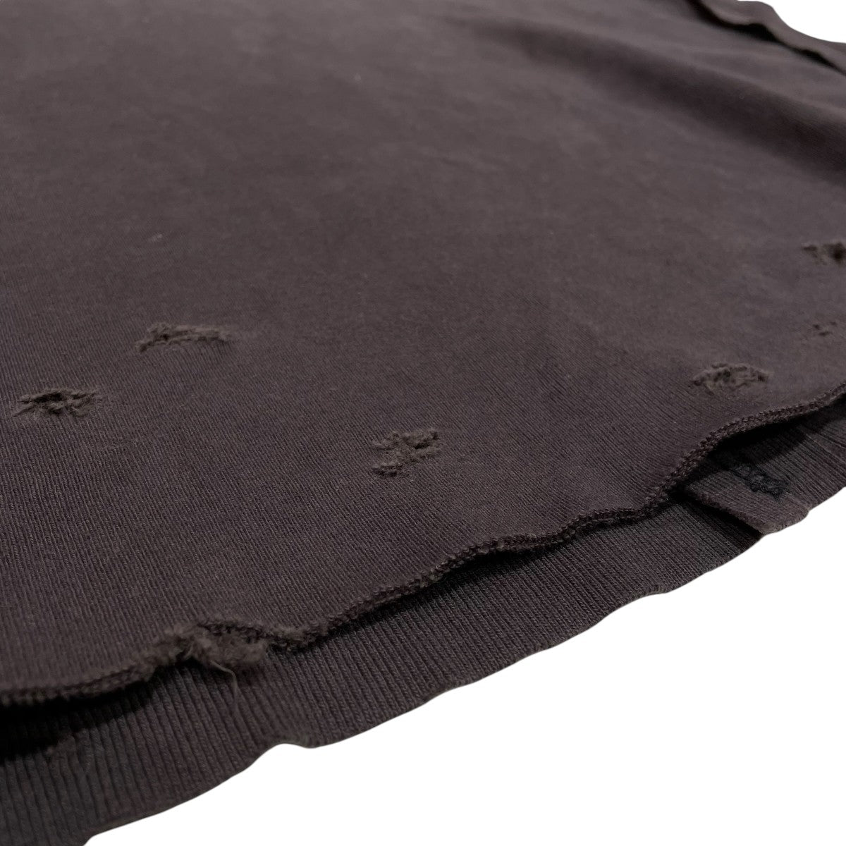 MINUS HIGHNECK COTTON LOGO KNITダメージプルオーバーM-P1-KW1 古着・中古-5枚目のアイテム画像