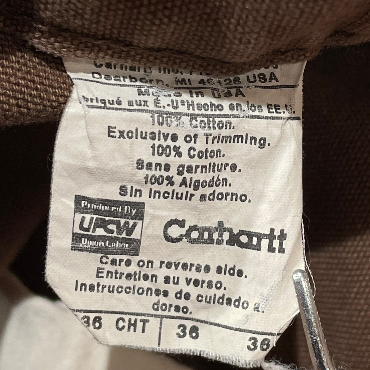 CarHartt 00s ダブルニーペインターパンツペインターパンツ 古着・中古-8枚目のアイテム画像