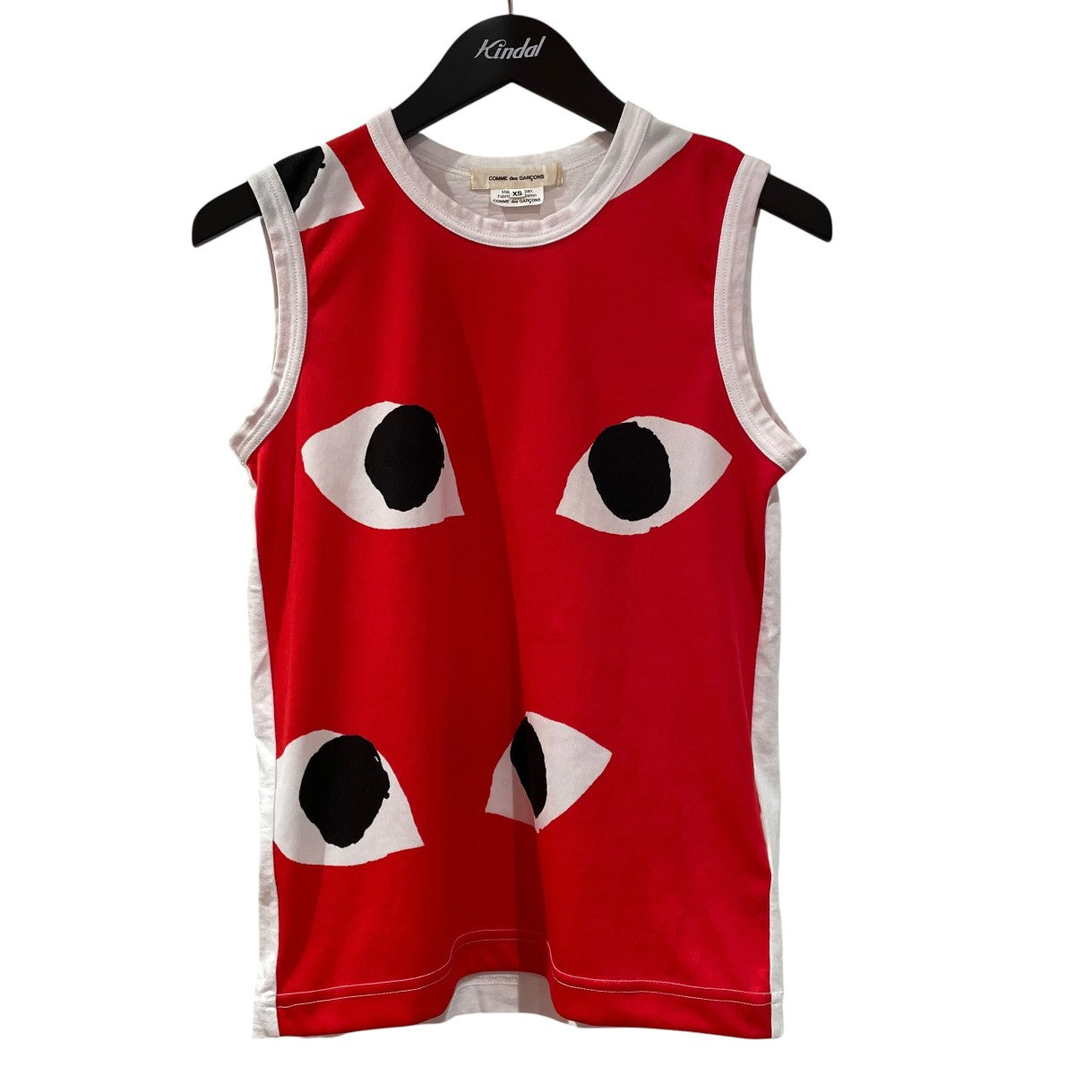 COMME des GARCONS アイプリントノースリーブTシャツｇｇｔ０３２ 古着・中古-1枚目のアイテム画像