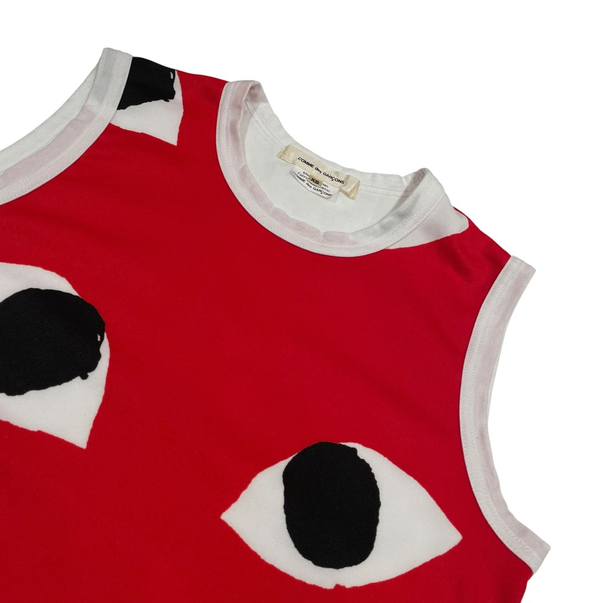 COMME des GARCONS アイプリントノースリーブTシャツｇｇｔ０３２ 古着・中古-3枚目のアイテム画像