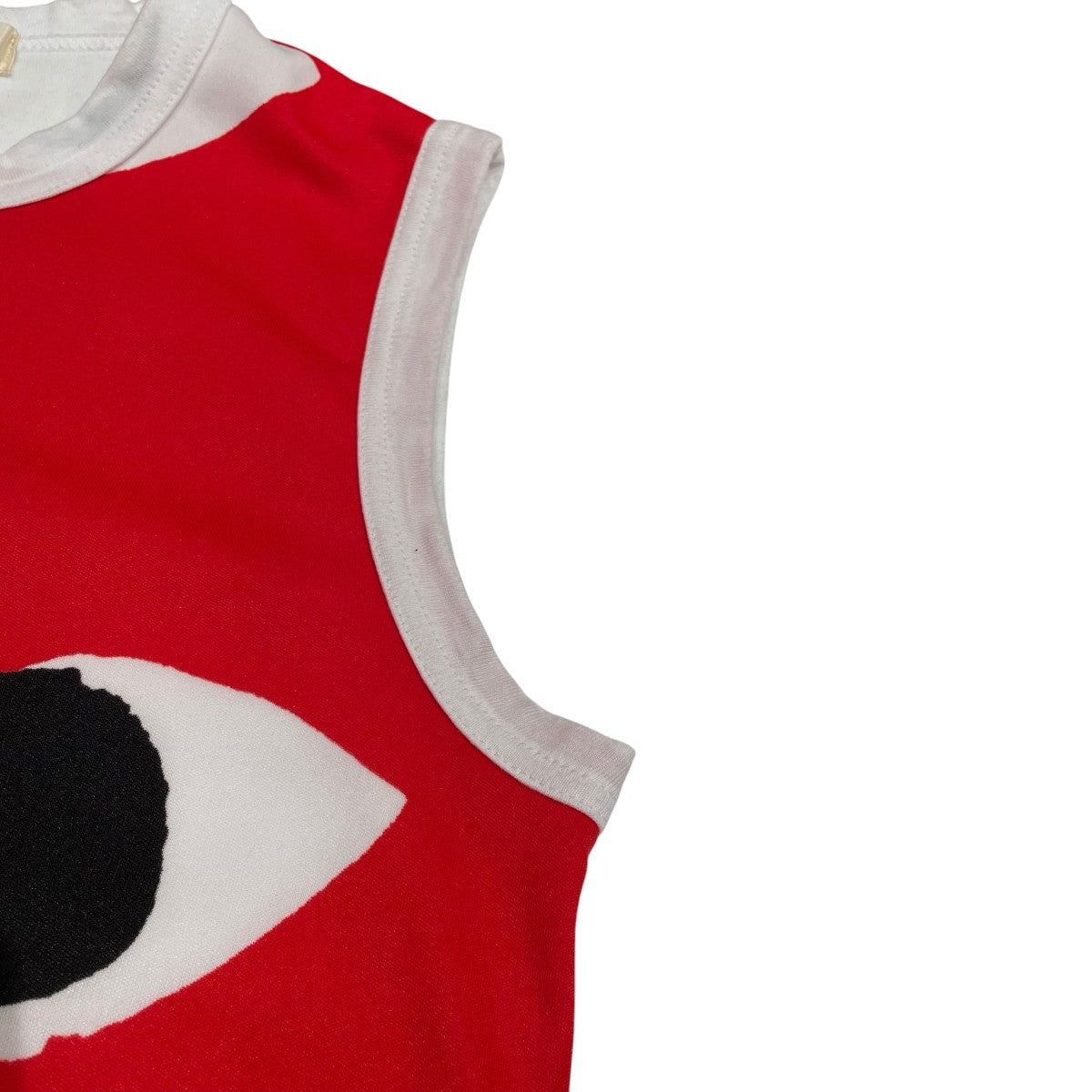 COMME des GARCONS アイプリントノースリーブTシャツｇｇｔ０３２ 古着・中古-4枚目のアイテム画像