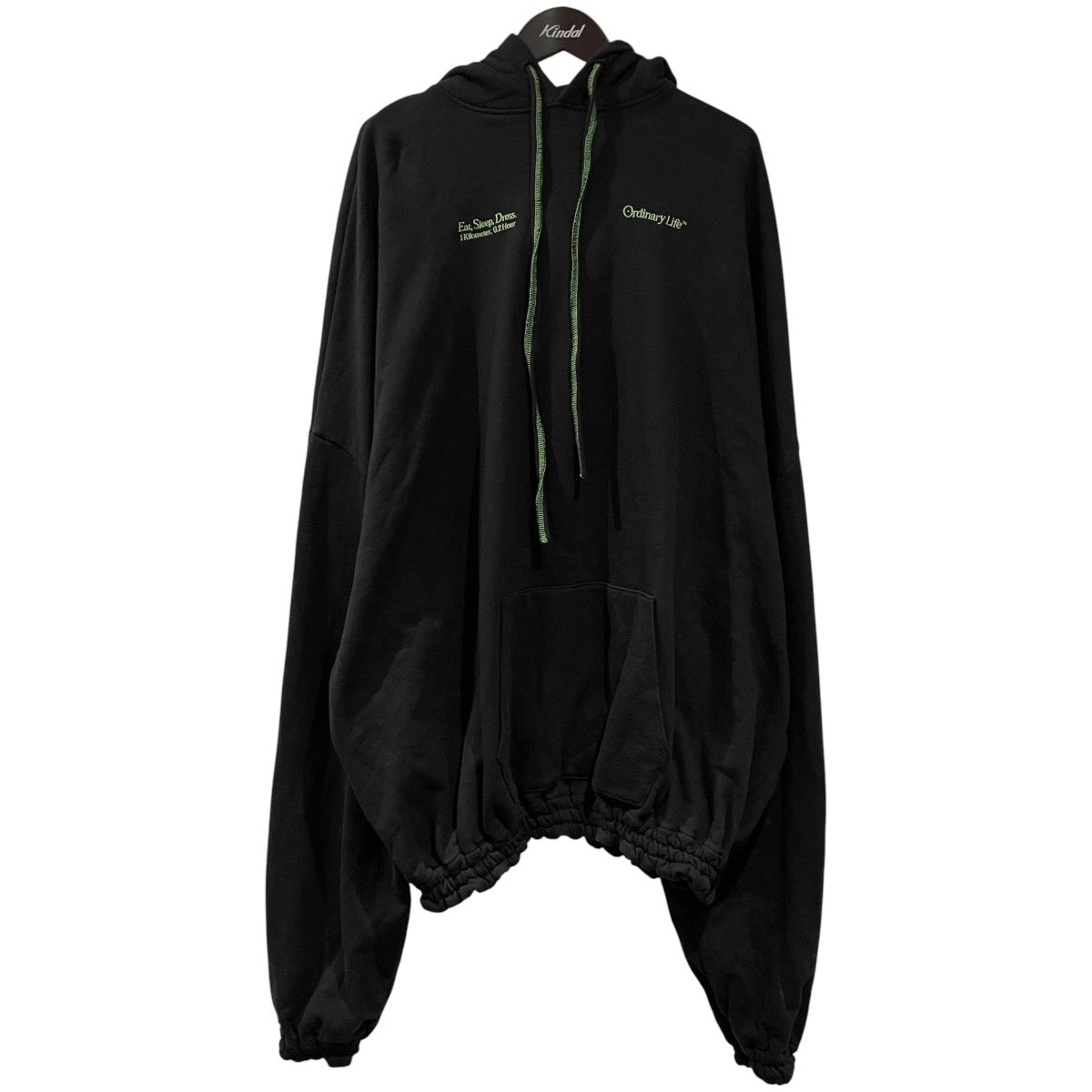 SHINYA KOZUKA ORDINARY GIANT HOODIEコットンフーディ―2302sk81h 古着・中古-1枚目のアイテム画像