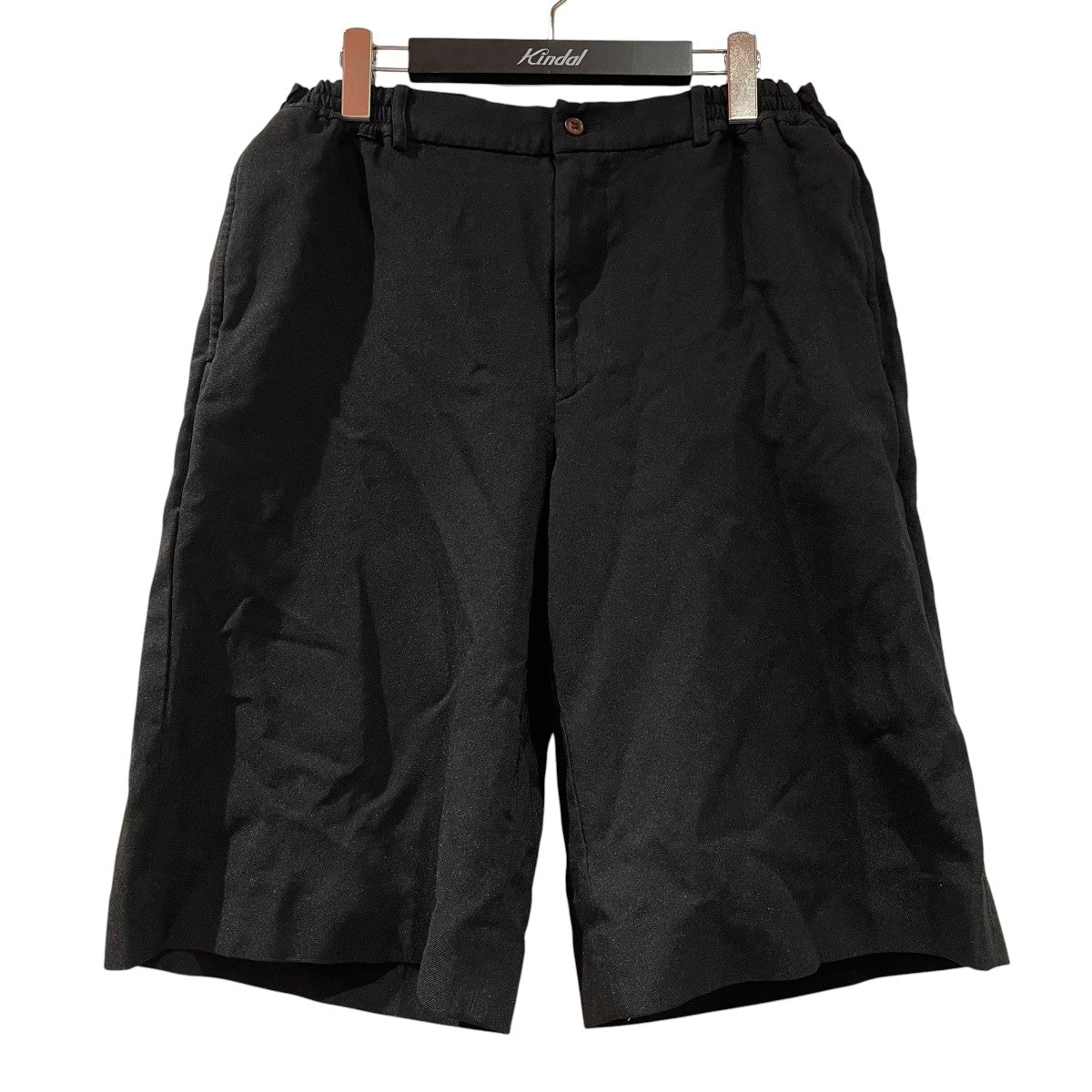 COMME des GARCONS HOMME DEUX エステルサージ 製品加工ハーフパンツDO-P047 古着・中古-1枚目のアイテム画像