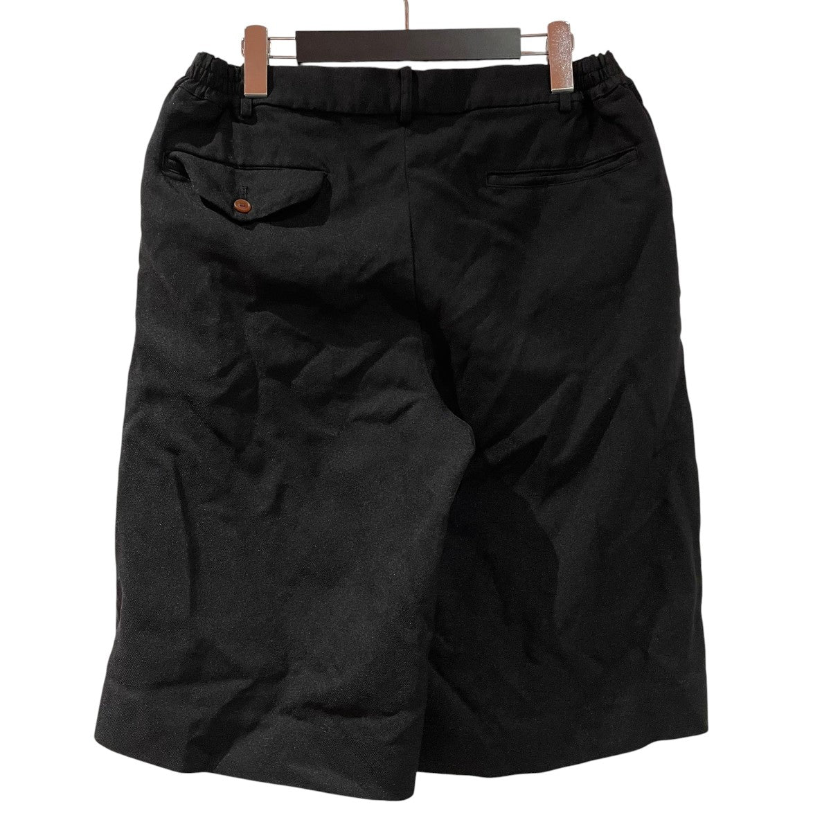 COMME des GARCONS HOMME DEUX エステルサージ 製品加工ハーフパンツDO-P047 古着・中古-2枚目のアイテム画像