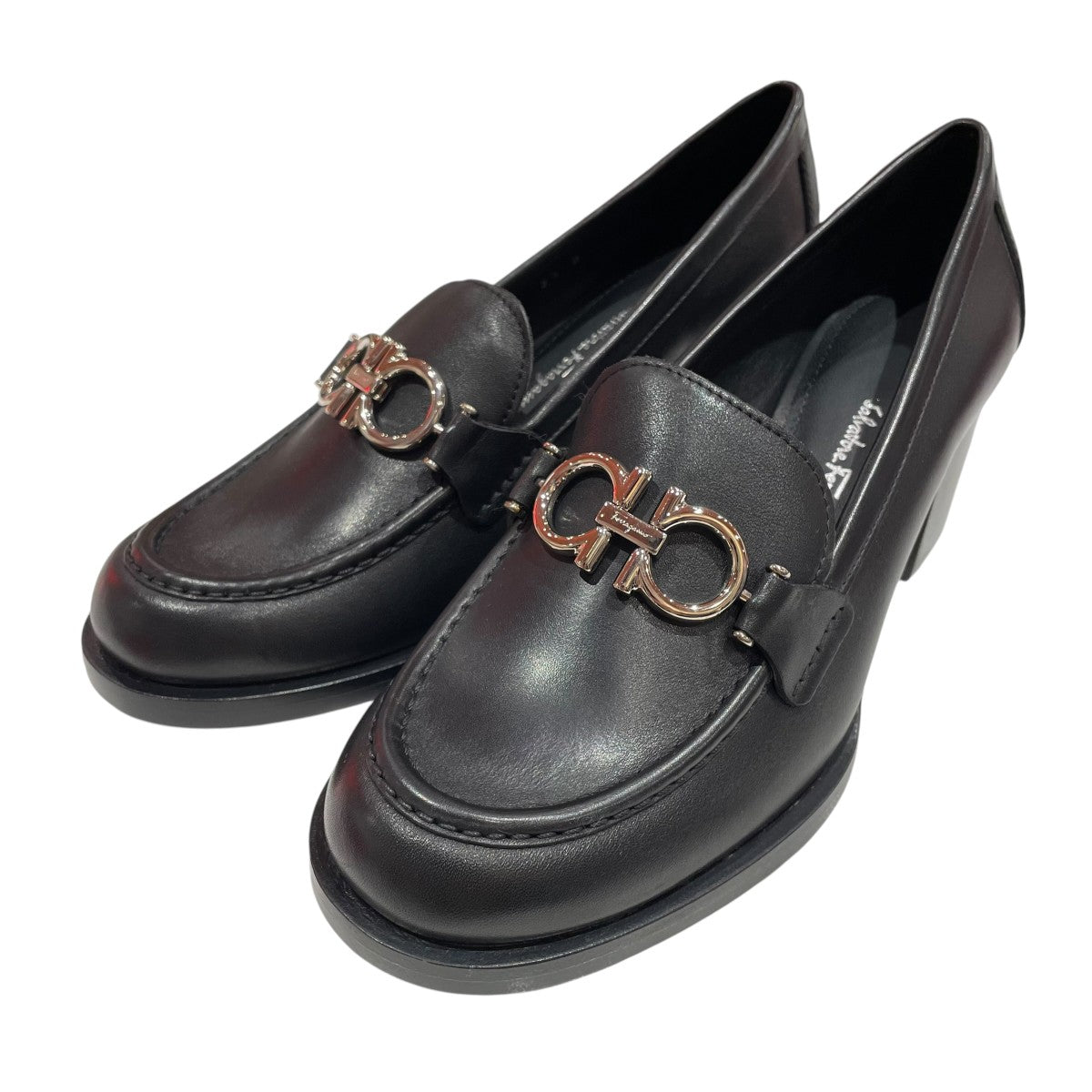 Salvatore Ferragamo レザーシューズ0724122 古着・中古-1枚目のアイテム画像