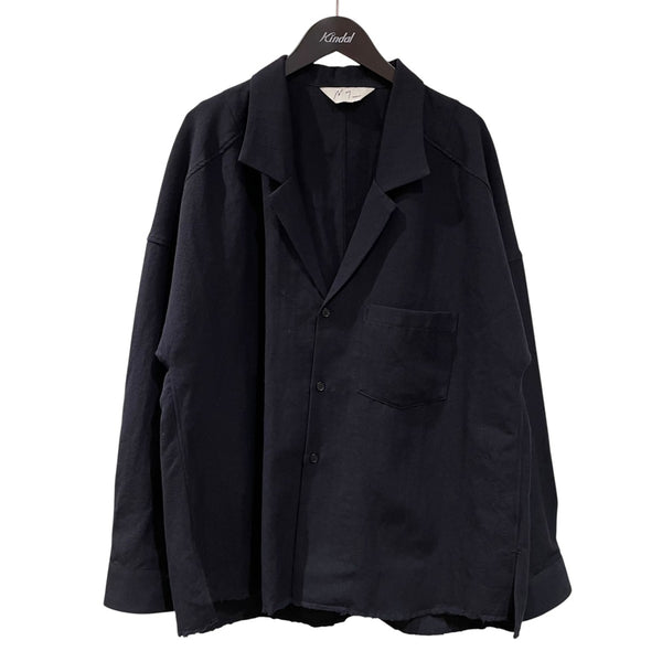 ANCELLM(アンセルム) WASH WOOL TAILORED SHIRT長袖シャツANC-SH73-A