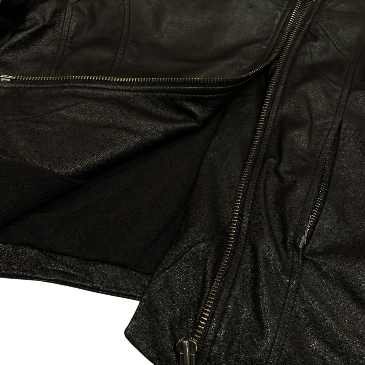 HELMUT LANG ラムレザーレザージャケット16 4104051 古着・中古-4枚目のアイテム画像