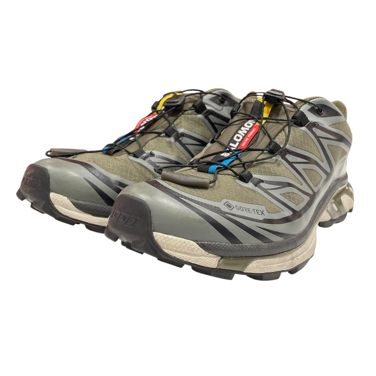 SALOMON XT-6 Gore-Tex ’Olive Night Sedona Sageローカットスニーカー477327 古着・中古-1枚目のアイテム画像