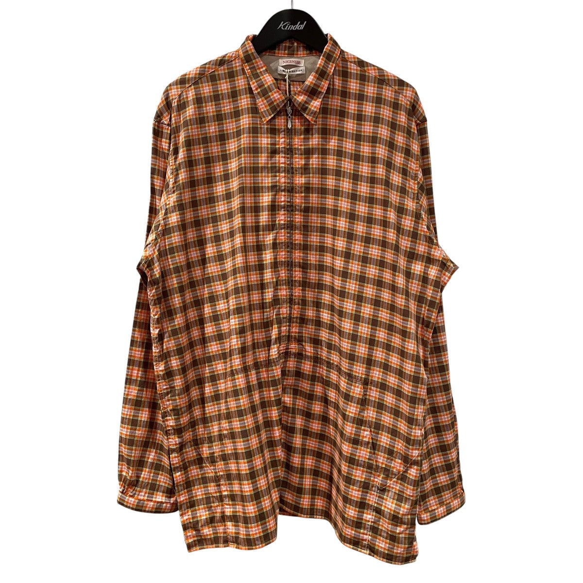 NICENESS 26SSGIGLI-LIMITED EDITIONハーフジップブルゾンNR 2503Y17 古着・中古-1枚目のアイテム画像