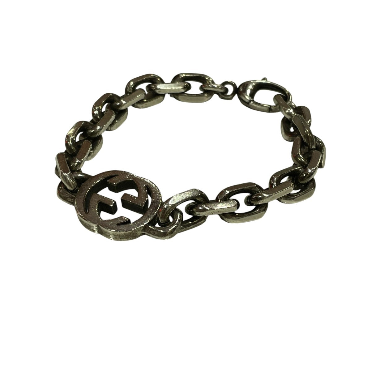 GUCCI インターロッキングG リーフ ネックレスブレスレット0309J8055 古着・中古-1枚目のアイテム画像
