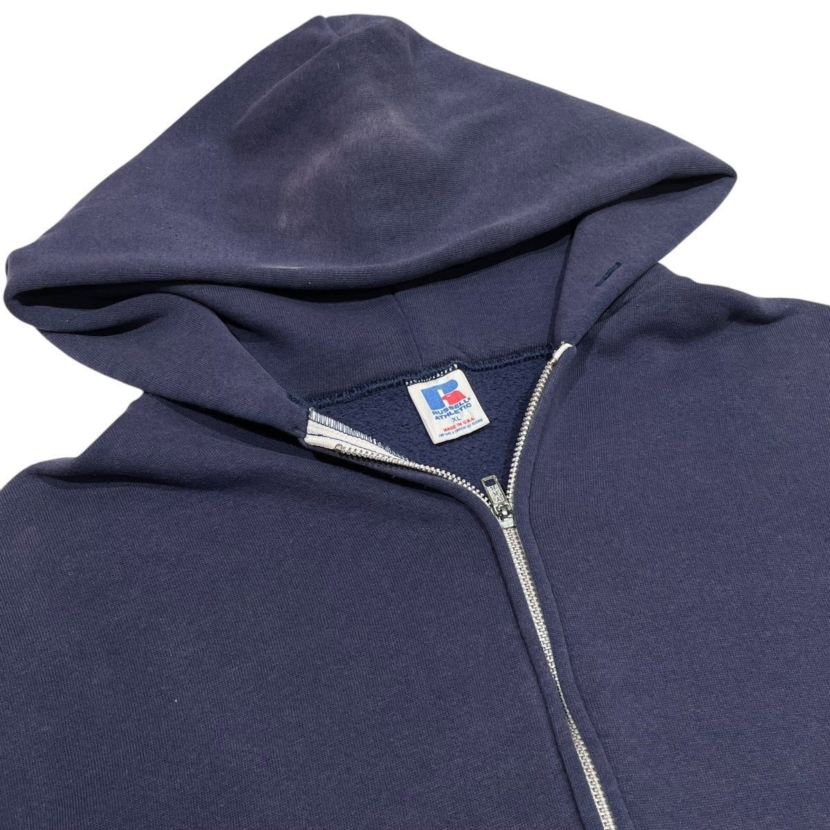 RUSSELL ATHLETIC 80s USA製ジップパーカー 古着・中古-3枚目のアイテム画像