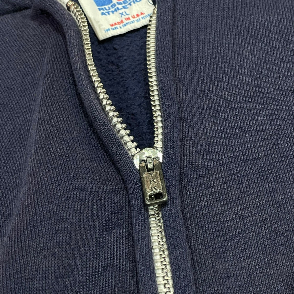RUSSELL ATHLETIC 80s USA製ジップパーカー 古着・中古-9枚目のアイテム画像