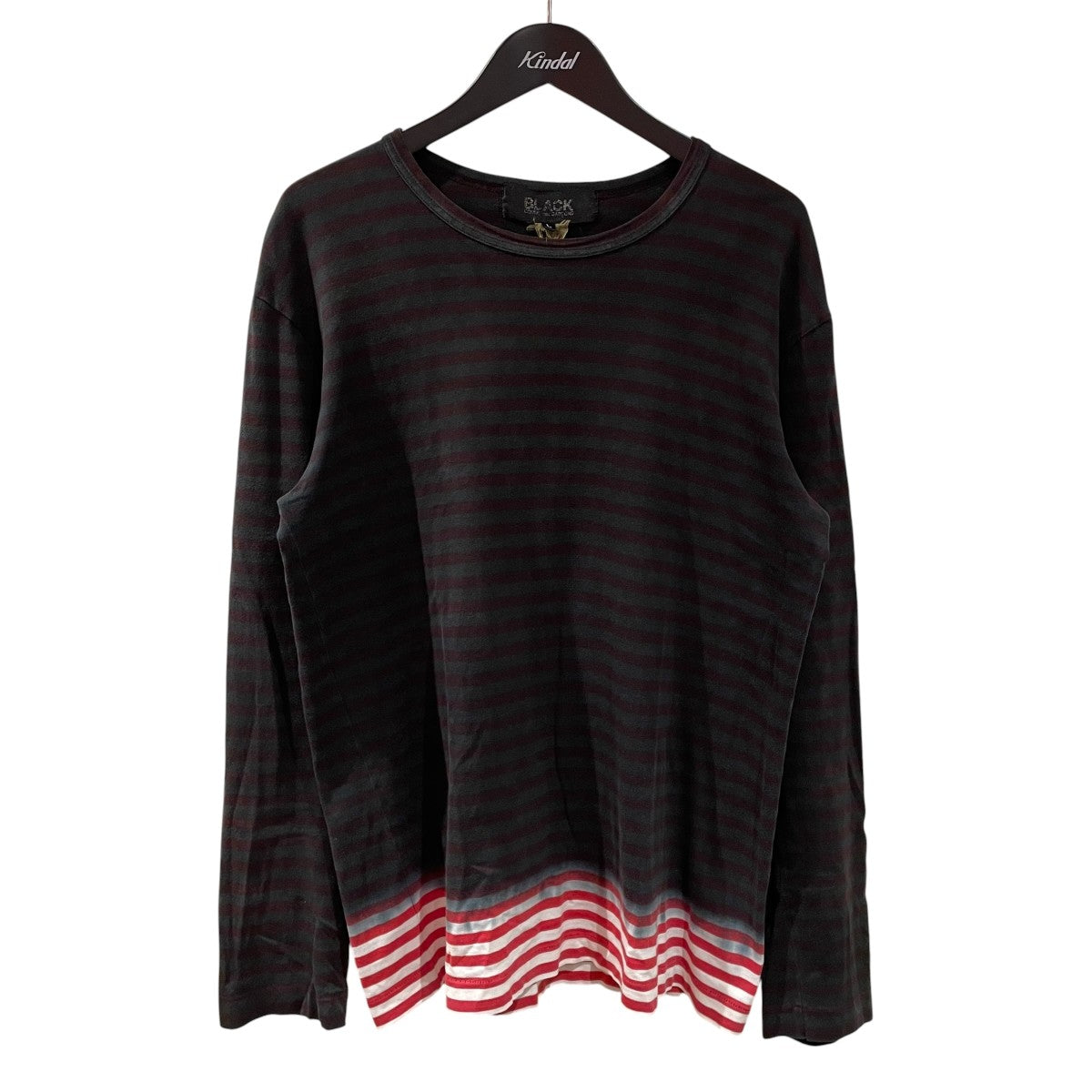 BLACK COMME des GARCONS ロングスリーブカットソー1D T215 古着・中古-1枚目のアイテム画像