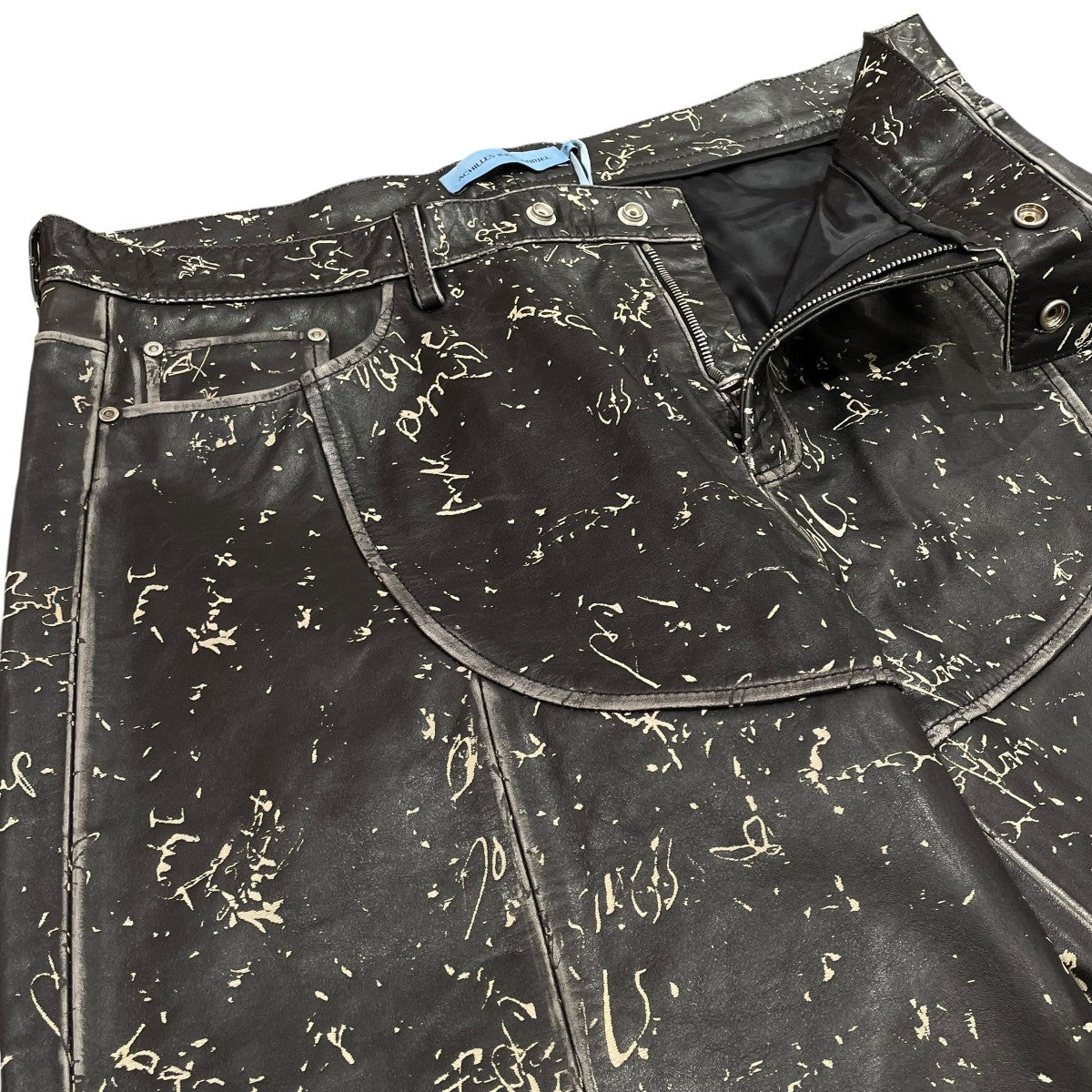 ACHILLES ION GABRIEL LOVEBUM LEATHER PANTSレザーパンツTR0001-AW24-002 古着・中古-3枚目のアイテム画像