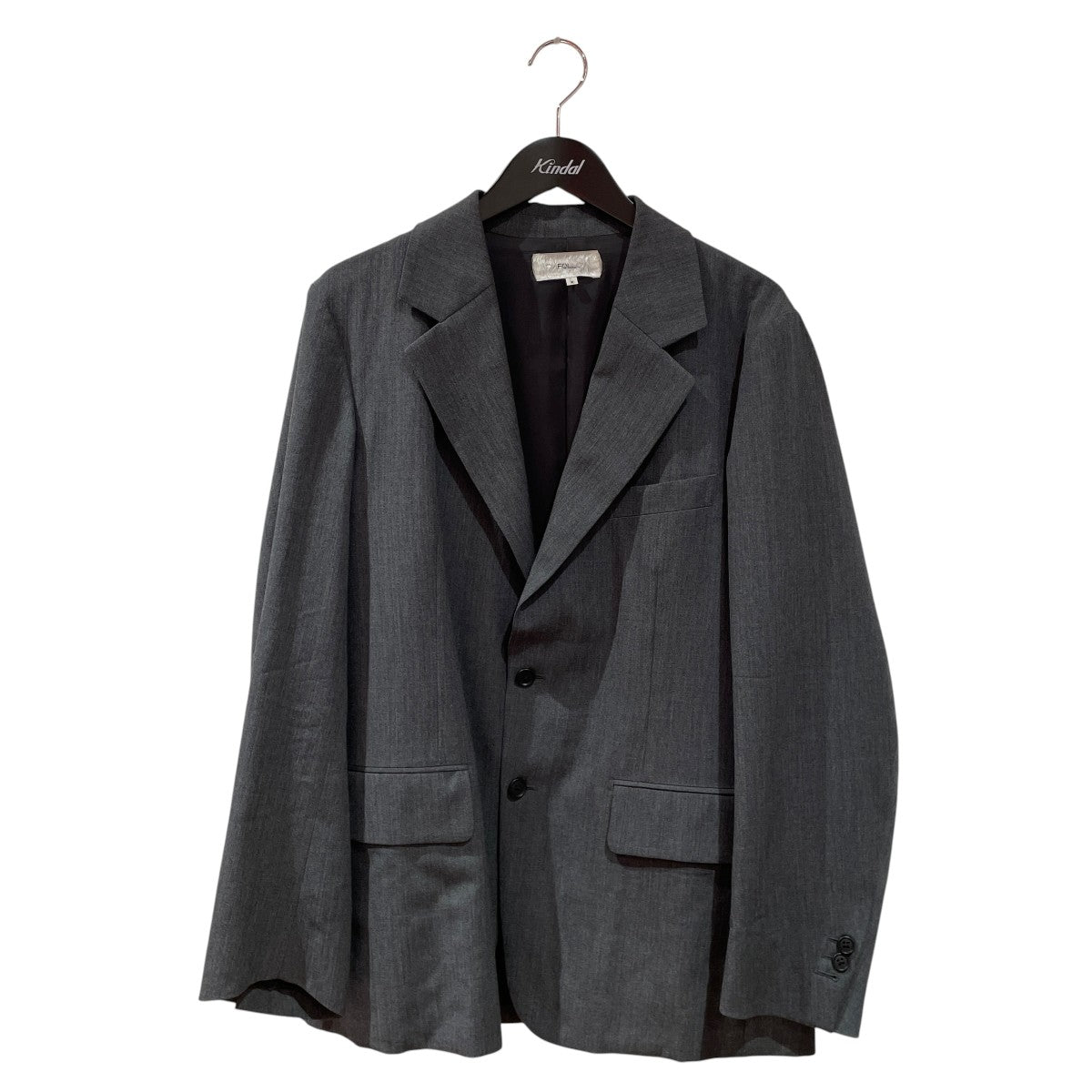 wool gaba hand sewing jacketテーラードジャケット