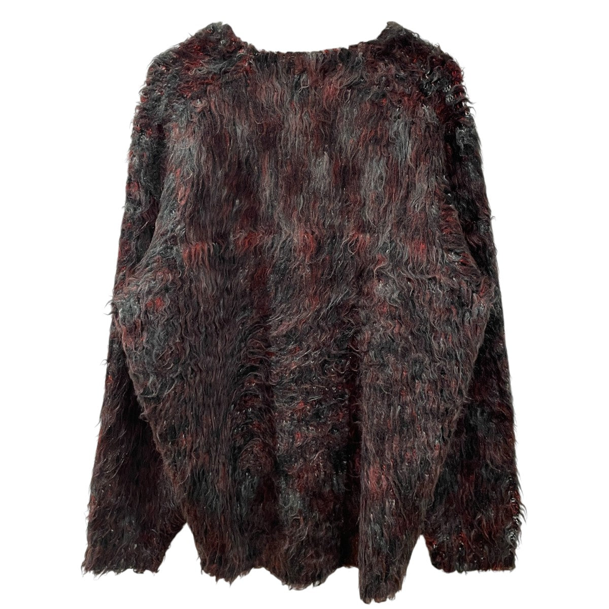 25AWMIX ACRYLIC SHAGGY V NECK PULLOVER KNIT厚手ニット2225-031