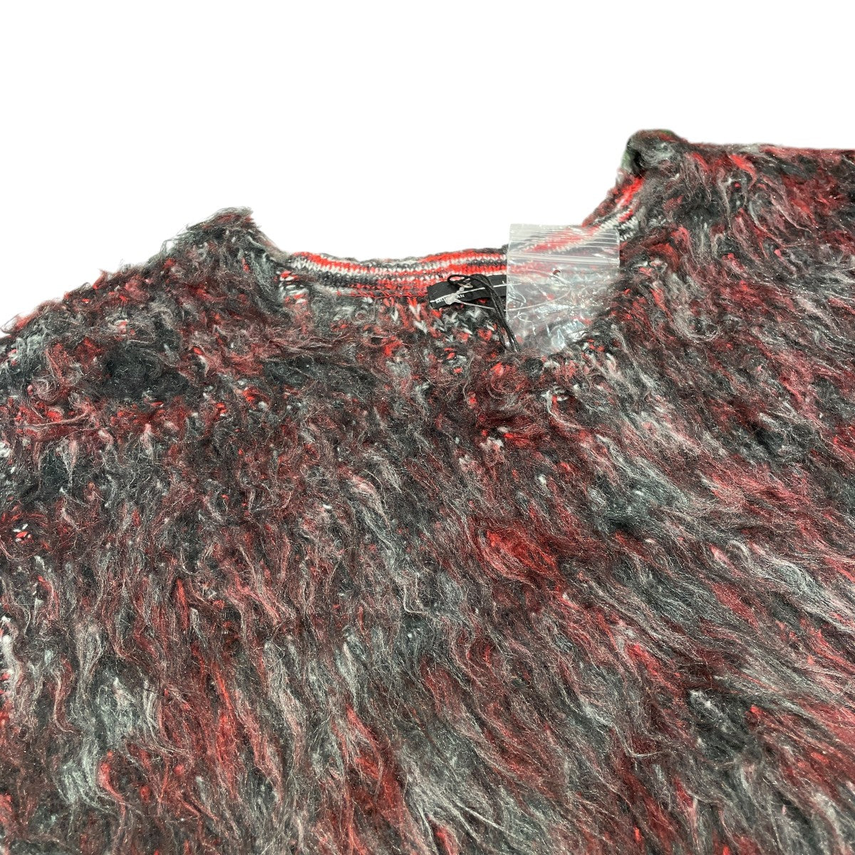 25AWMIX ACRYLIC SHAGGY V NECK PULLOVER KNIT厚手ニット2225-031