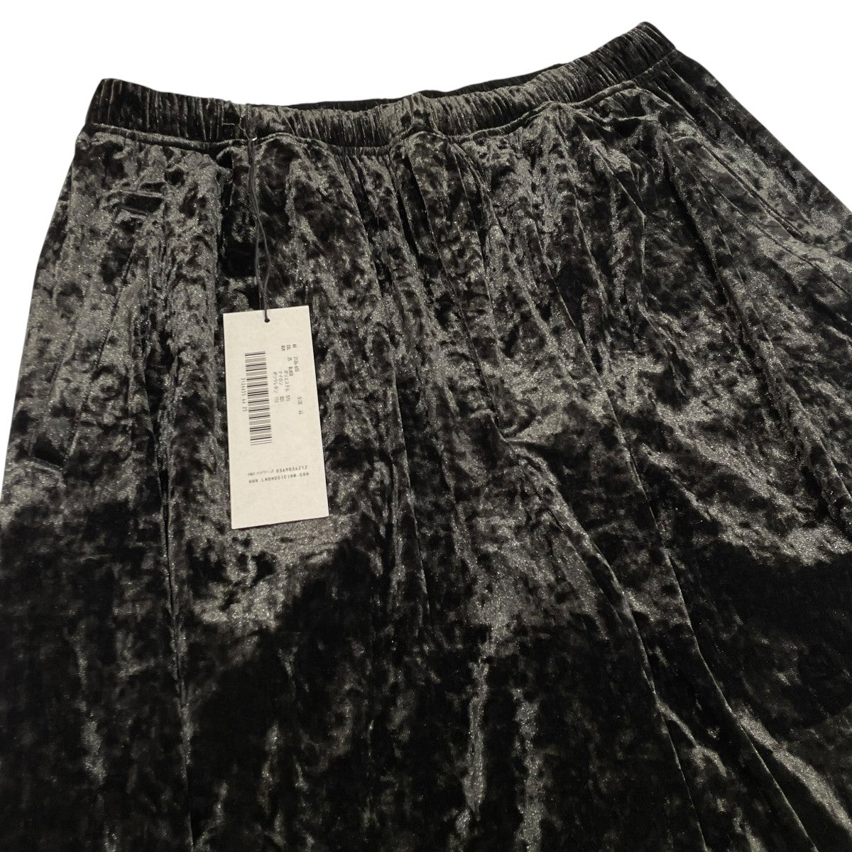 LAD MUSICIAN 26SSCRUSHED VELOUR HAKAMA PANTSベロアパンツ2126-655 古着・中古-3枚目のアイテム画像