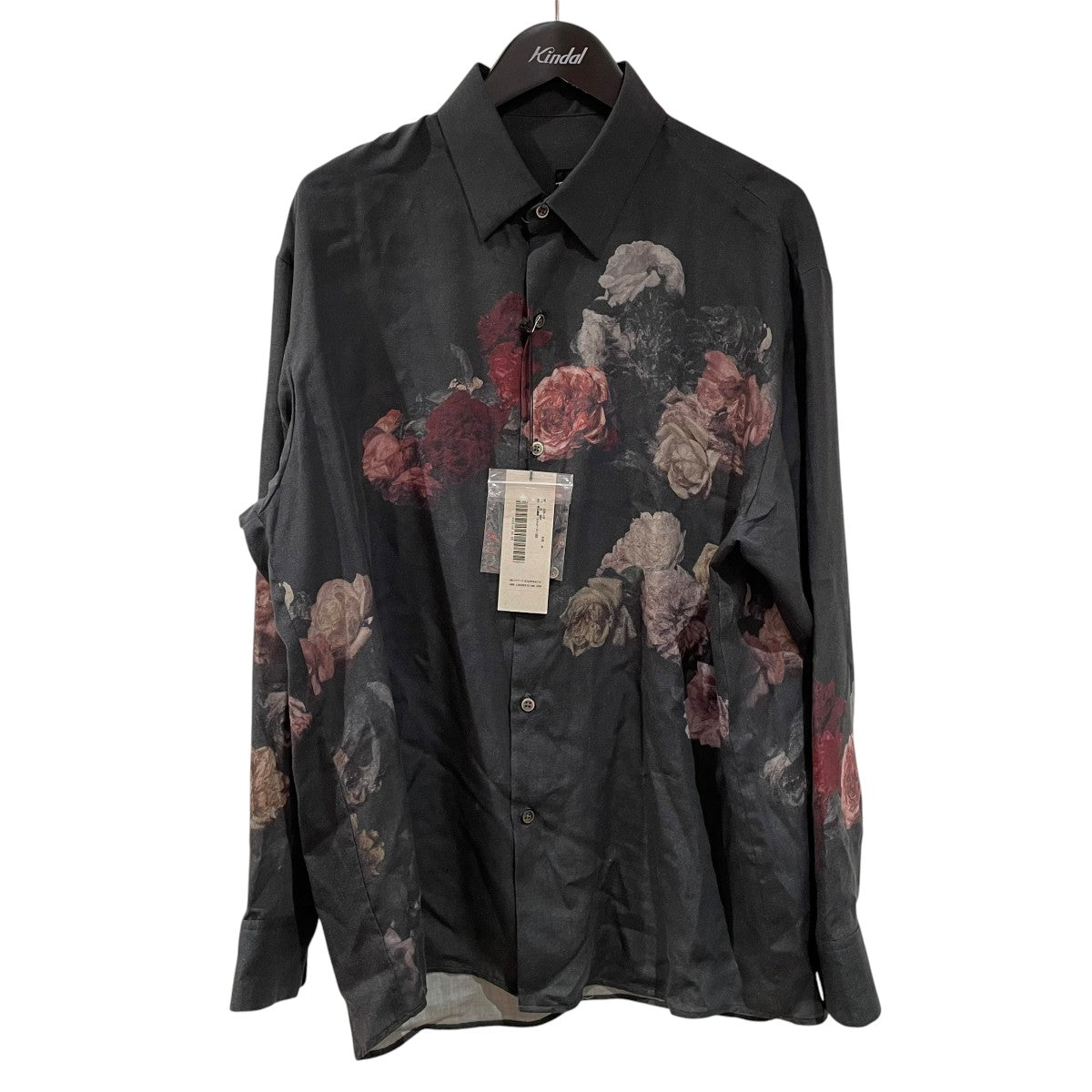 LAD MUSICIAN 25AWTENCEL BROAD BASKET OF ROSES BIG SHIRT長袖シャツ2225-143 古着・中古-1枚目のアイテム画像