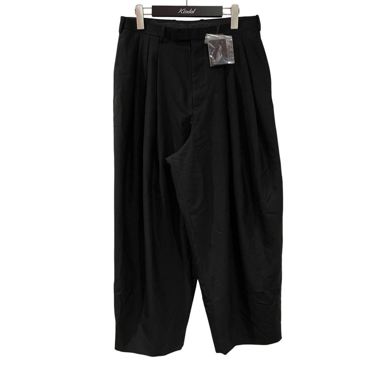 LAD MUSICIAN 25AWWOOL GABARDINE 3TUCK WIDE PANTSスラックス2126-552 古着・中古-1枚目のアイテム画像