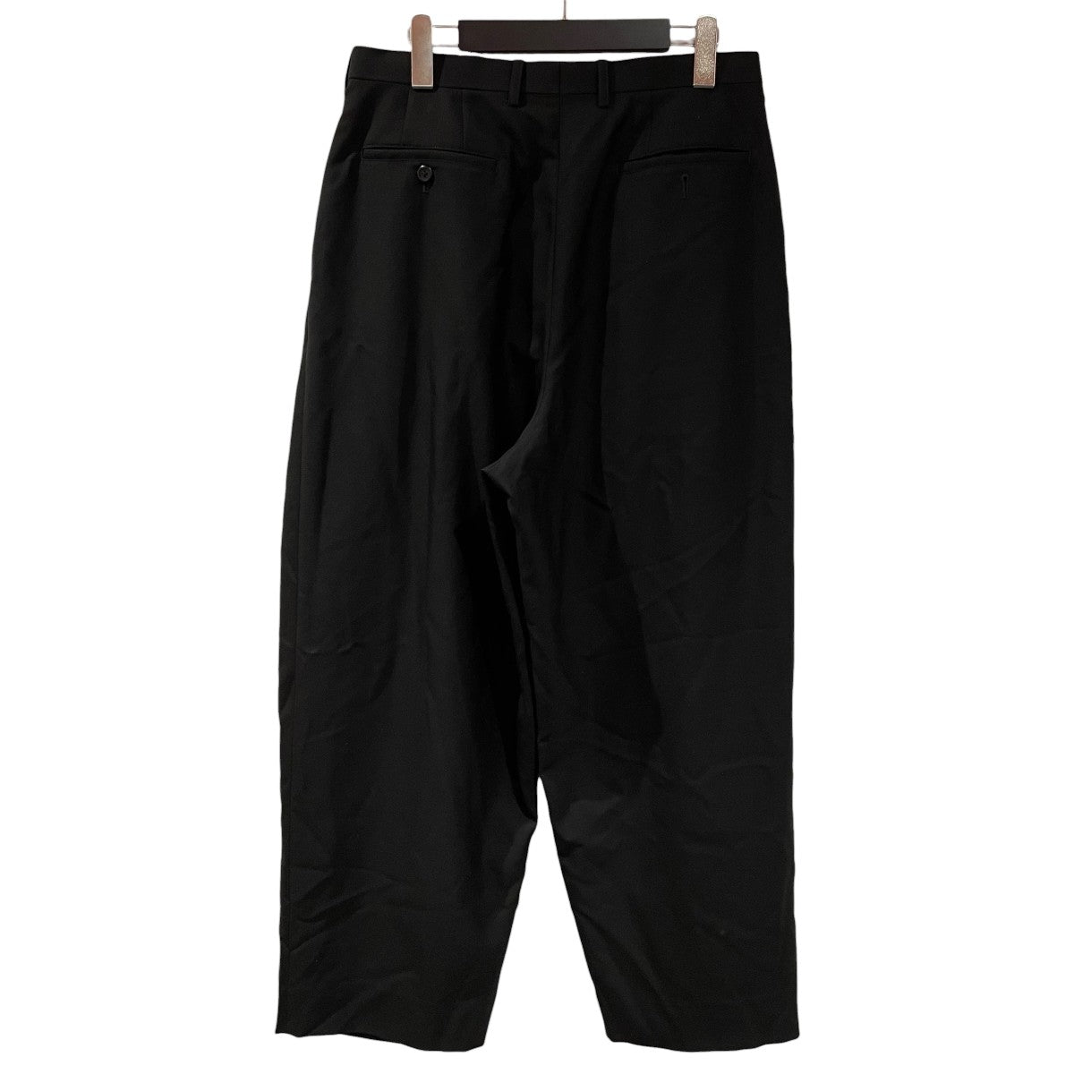 LAD MUSICIAN 25AWWOOL GABARDINE 3TUCK WIDE PANTSスラックス2126-552 古着・中古-2枚目のアイテム画像