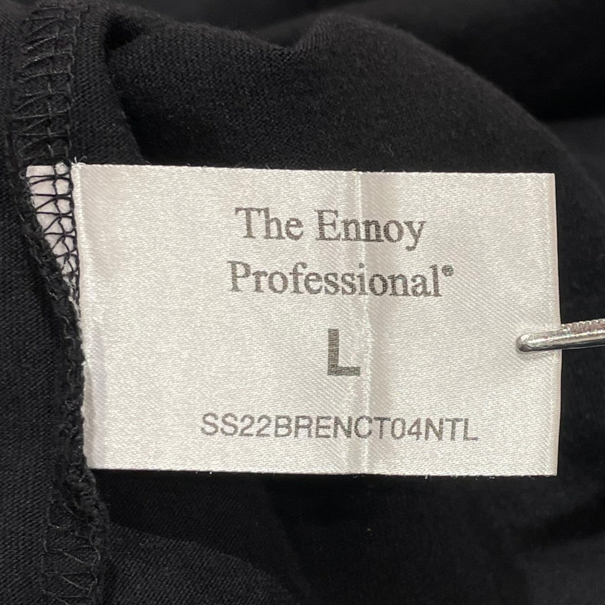 THE ENNOY PROFESSIONAL 22S Pocket Tee Black半袖TシャツSS22BRENCT04NTL 古着・中古-6枚目のアイテム画像