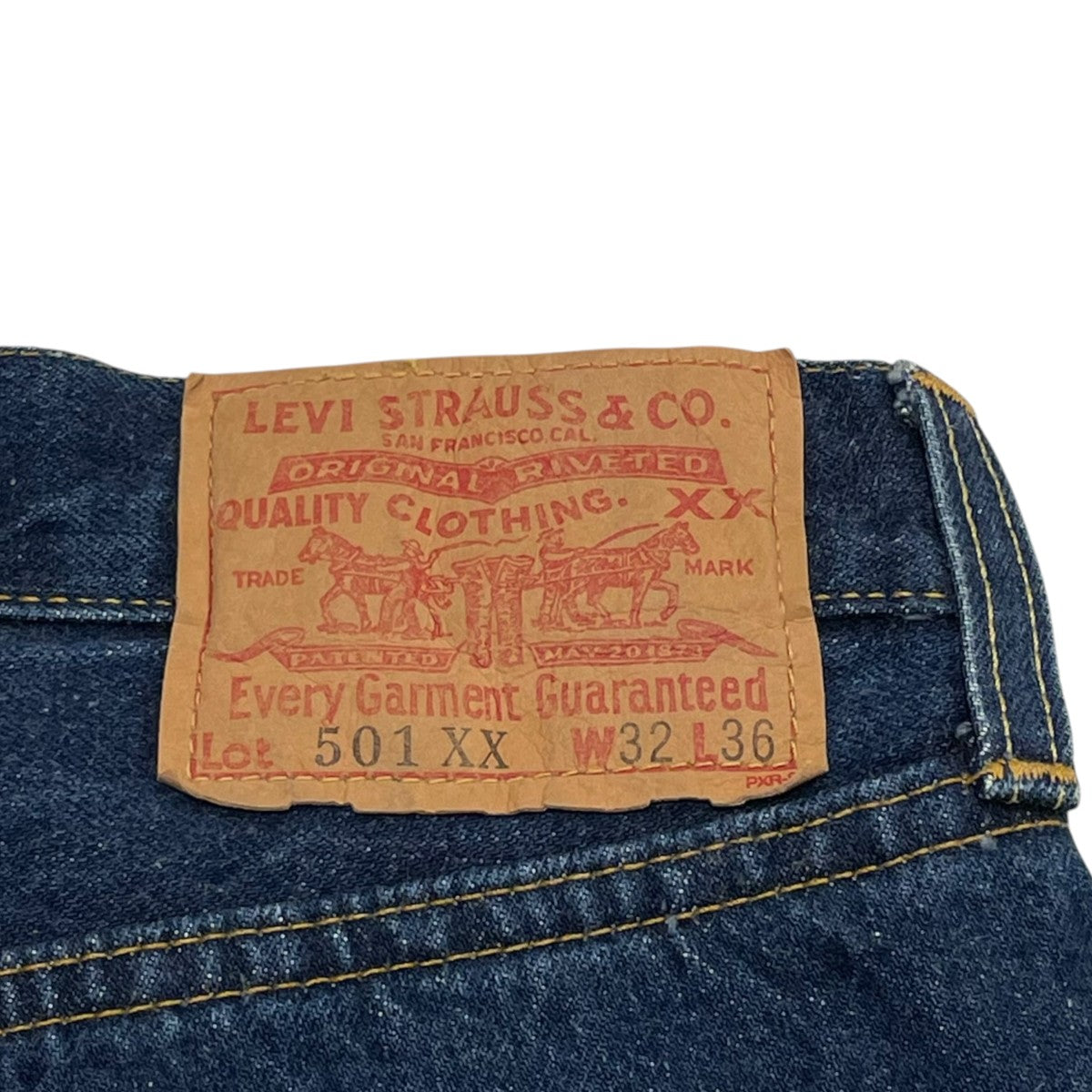 LEVI’S ボタン裏555 赤ミミ バレンシア製デニムパンツ501 古着・中古-6枚目のアイテム画像