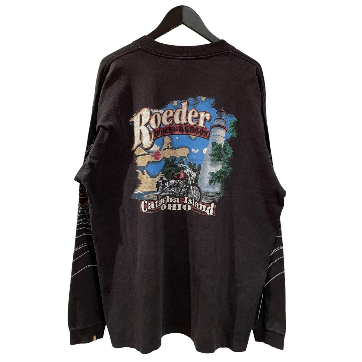 HARLEY-DAVIDSON 長袖Tシャツ 古着・中古-2枚目のアイテム画像