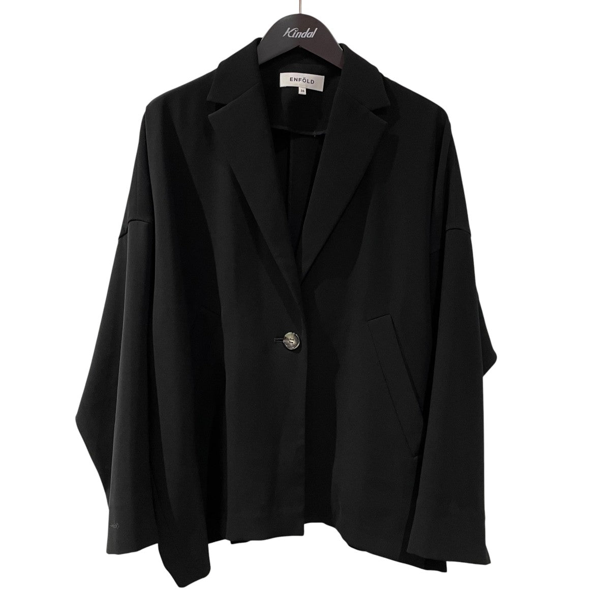 ENFOLD WIDE BOX TAILORED-JACKETテーラードジャケット300js230 0071 古着・中古-1枚目のアイテム画像