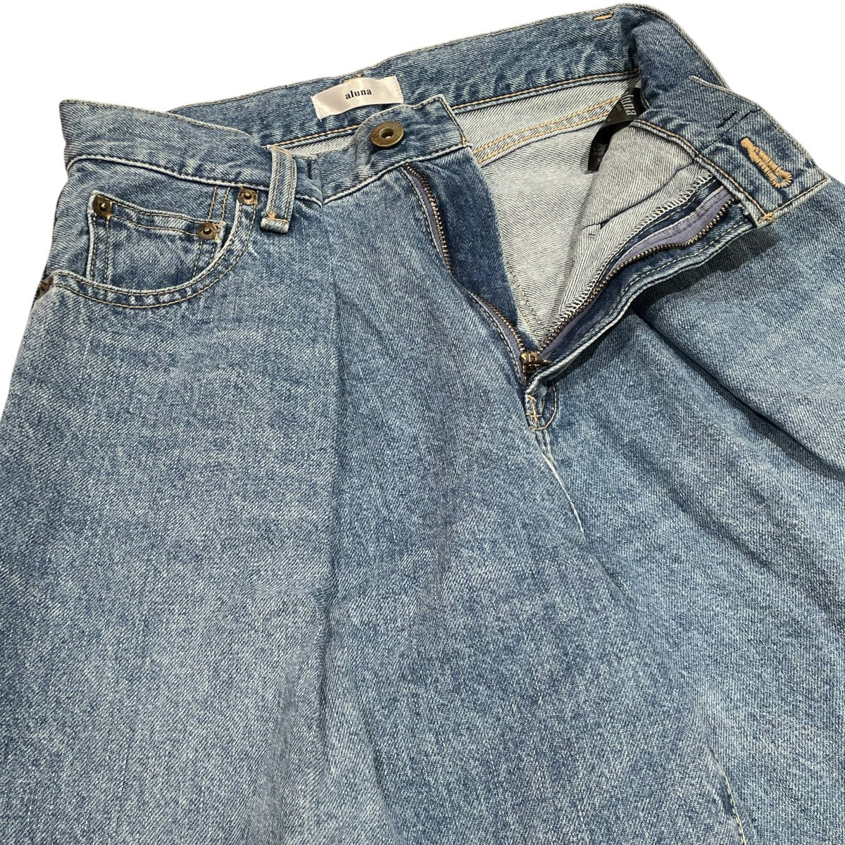 aluna Tack denim pantsデニムパンツ2024sspt01 古着・中古-3枚目のアイテム画像