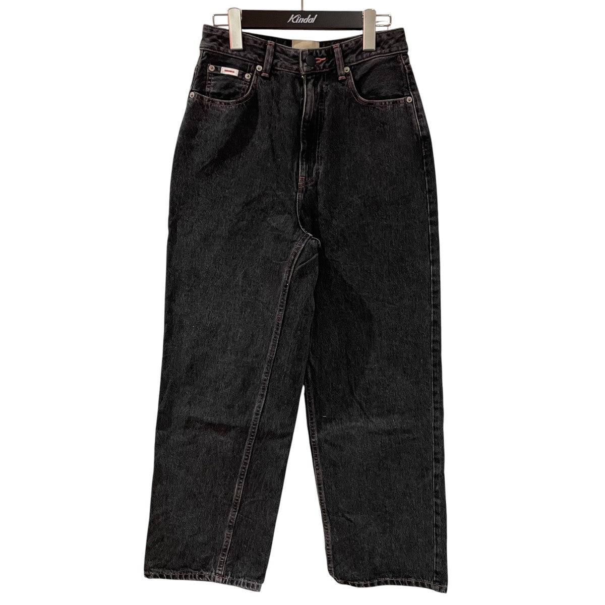 the shishikui Daco BLACK PINK STITCHデニムパンツ1577 1582 古着・中古-1枚目のアイテム画像