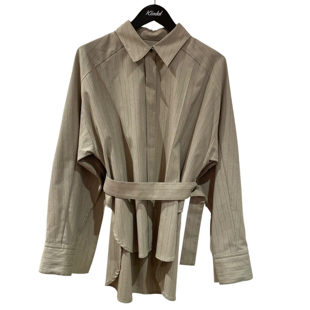 UNITED TOKYO Belted Cape Detail Shirt長袖シャツ145500007 古着・中古-1枚目のアイテム画像