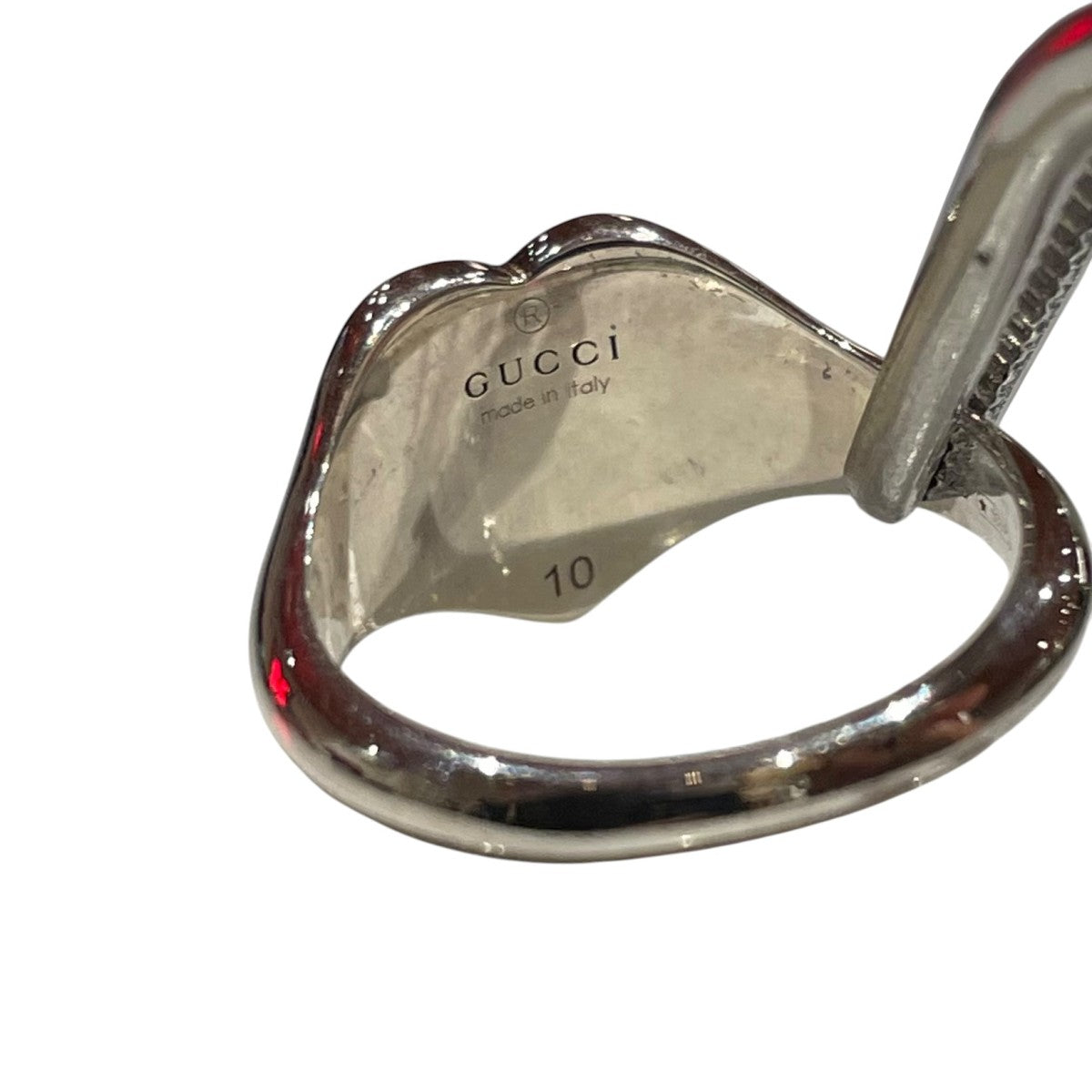 GUCCI インターロッキンハートリング 古着・中古-3枚目のアイテム画像