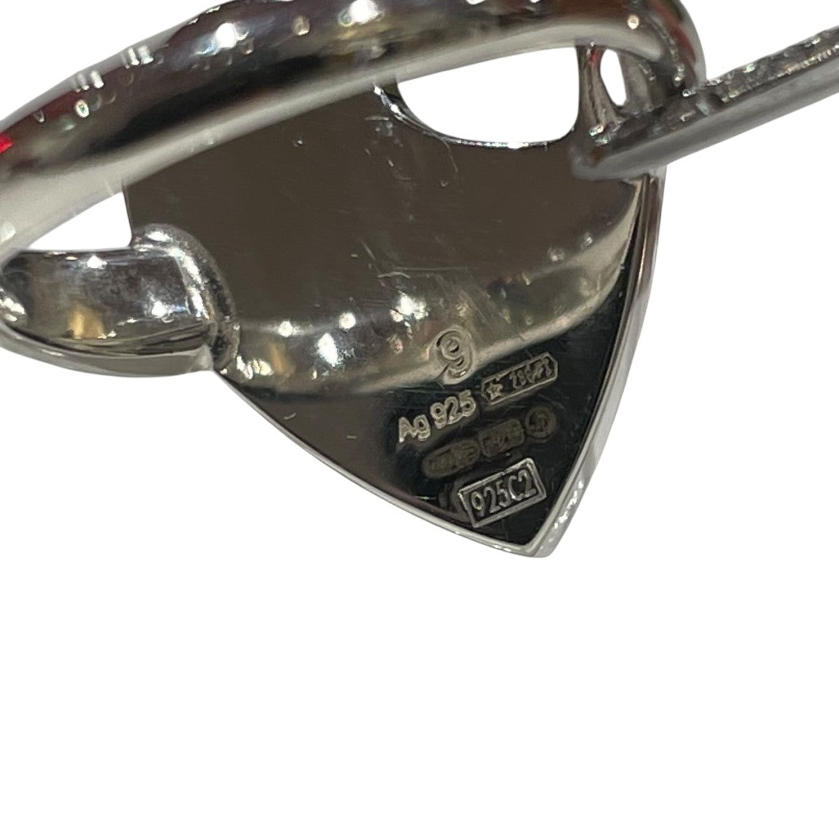 GUCCI トレードマークカットハートリング 古着・中古-3枚目のアイテム画像
