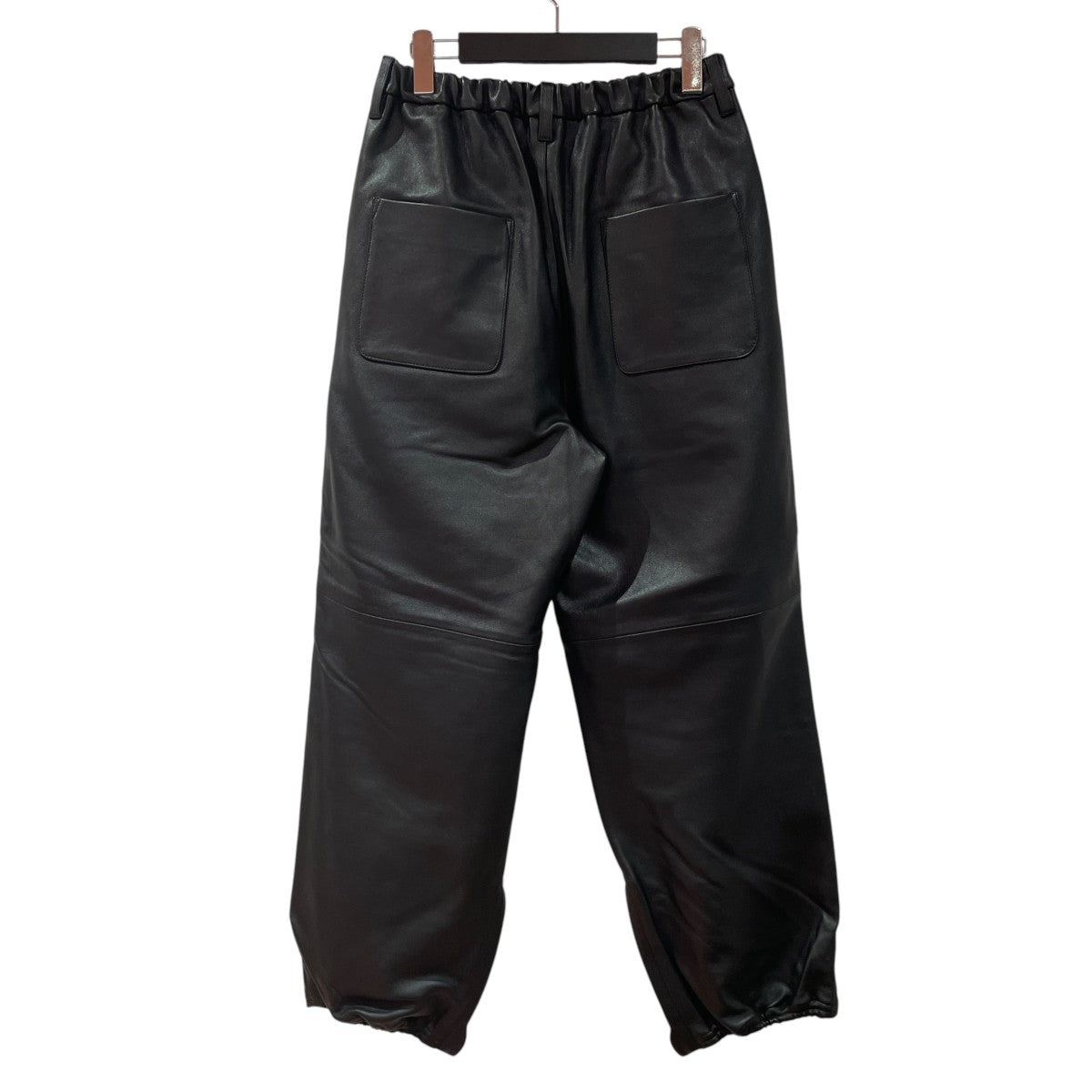 25AWSHEEP LEATHER EASY TROUSERSレザーパンツst.1221