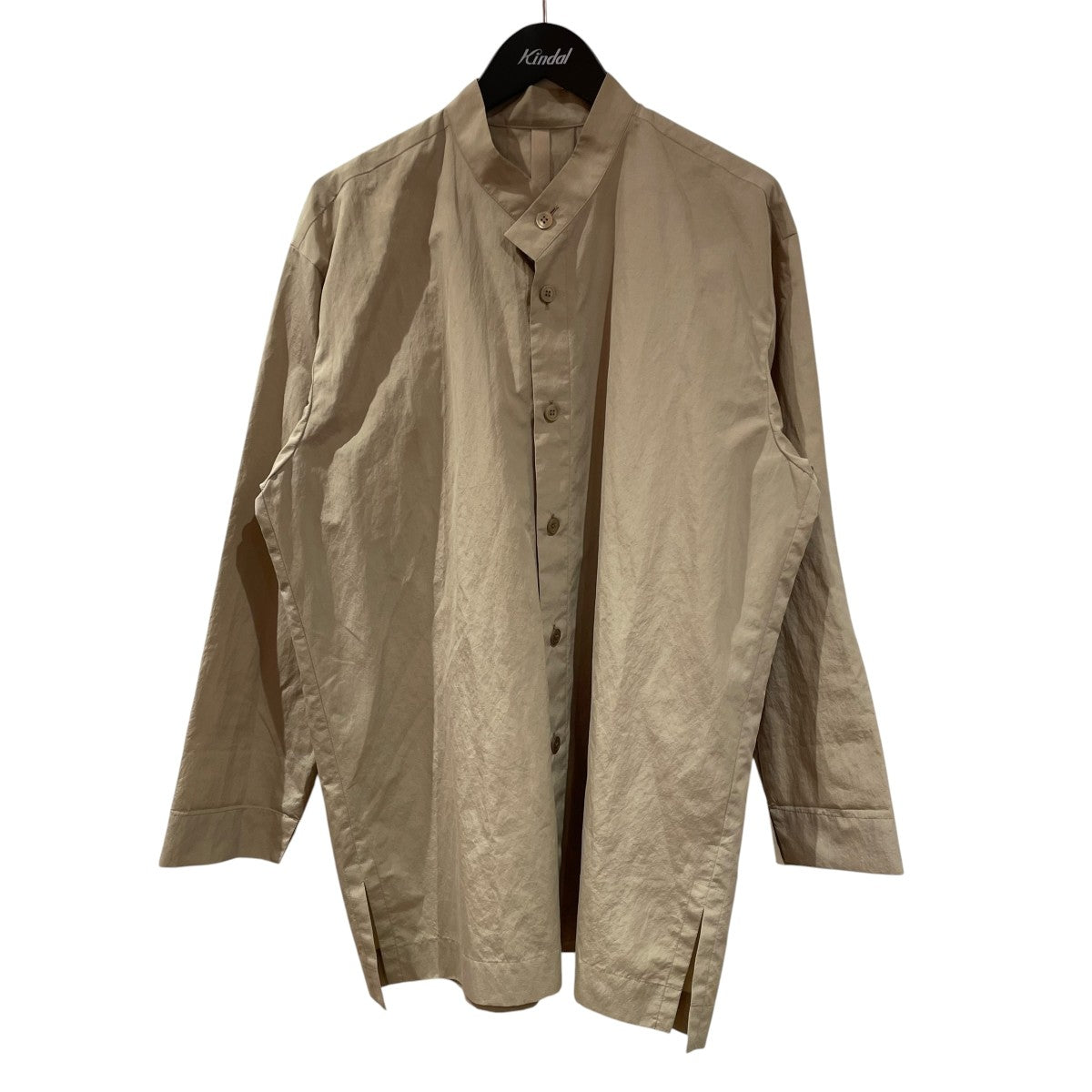 HOMME PLISSE ISSEY MIYAKE 21SSPACKABLE SHIRTバンドカラーシャツHP13FJ326 古着・中古-1枚目のアイテム画像