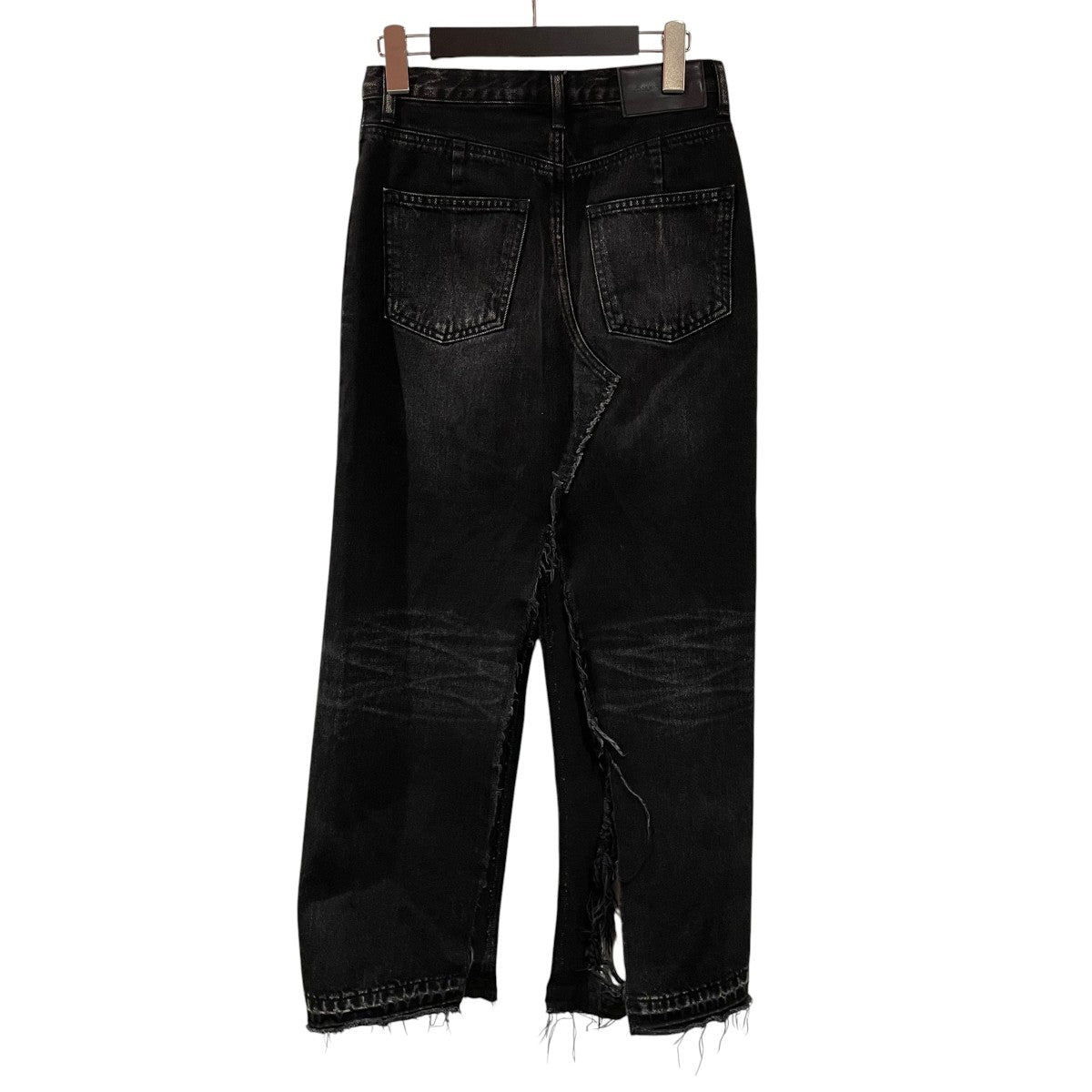 JOHN LAWRENCE SULLIVAN WASHED DENIM RIPPED LONG SKIRTデニムスカート2C021-0624-34 古着・中古-2枚目のアイテム画像