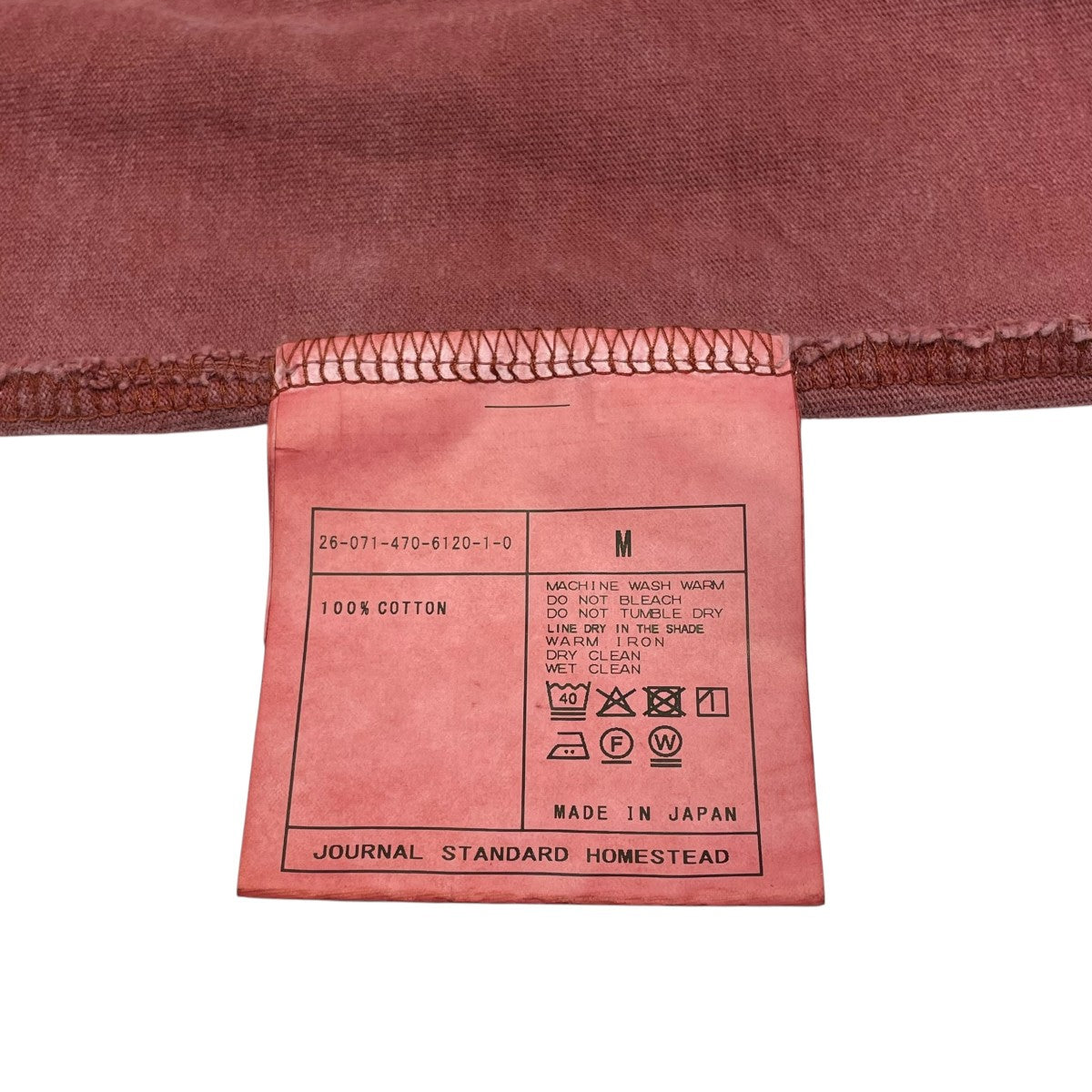 JOURNAL STANDARD J．S．Homestead コールド ダイ ダメージ ネック Tシャツ半袖Tシャツ26071470612010 古着・中古-6枚目のアイテム画像
