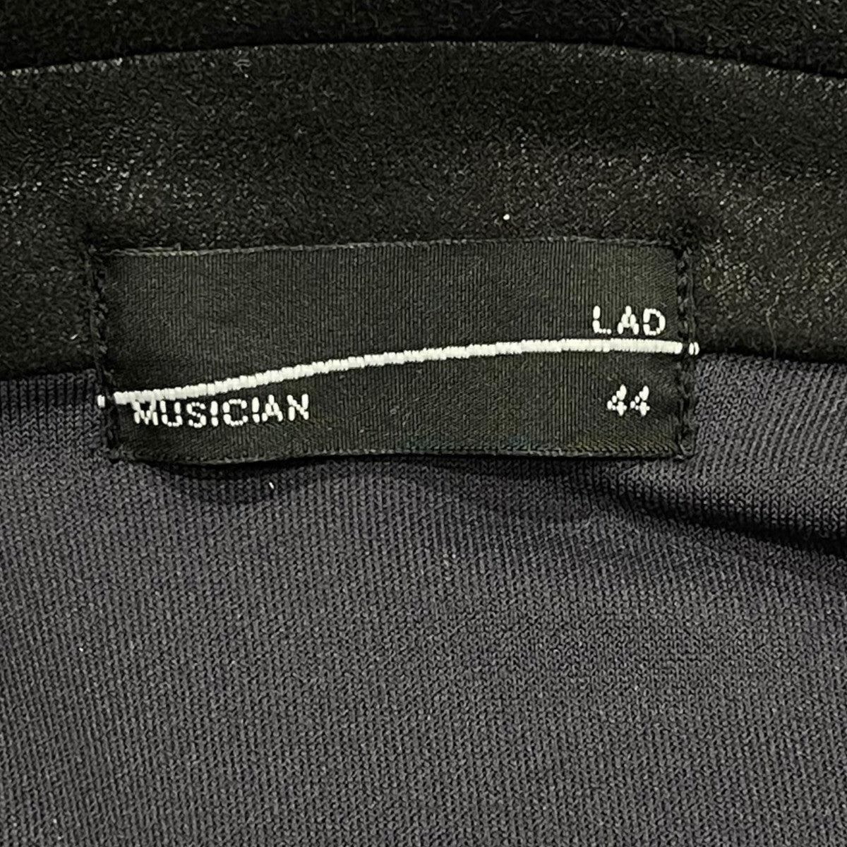 LAD MUSICIAN 26SSSTRETCH FAUX LEATHER JERSEY GOWN JACKETフェイクレザージャケット2126-307 古着・中古-6枚目のアイテム画像