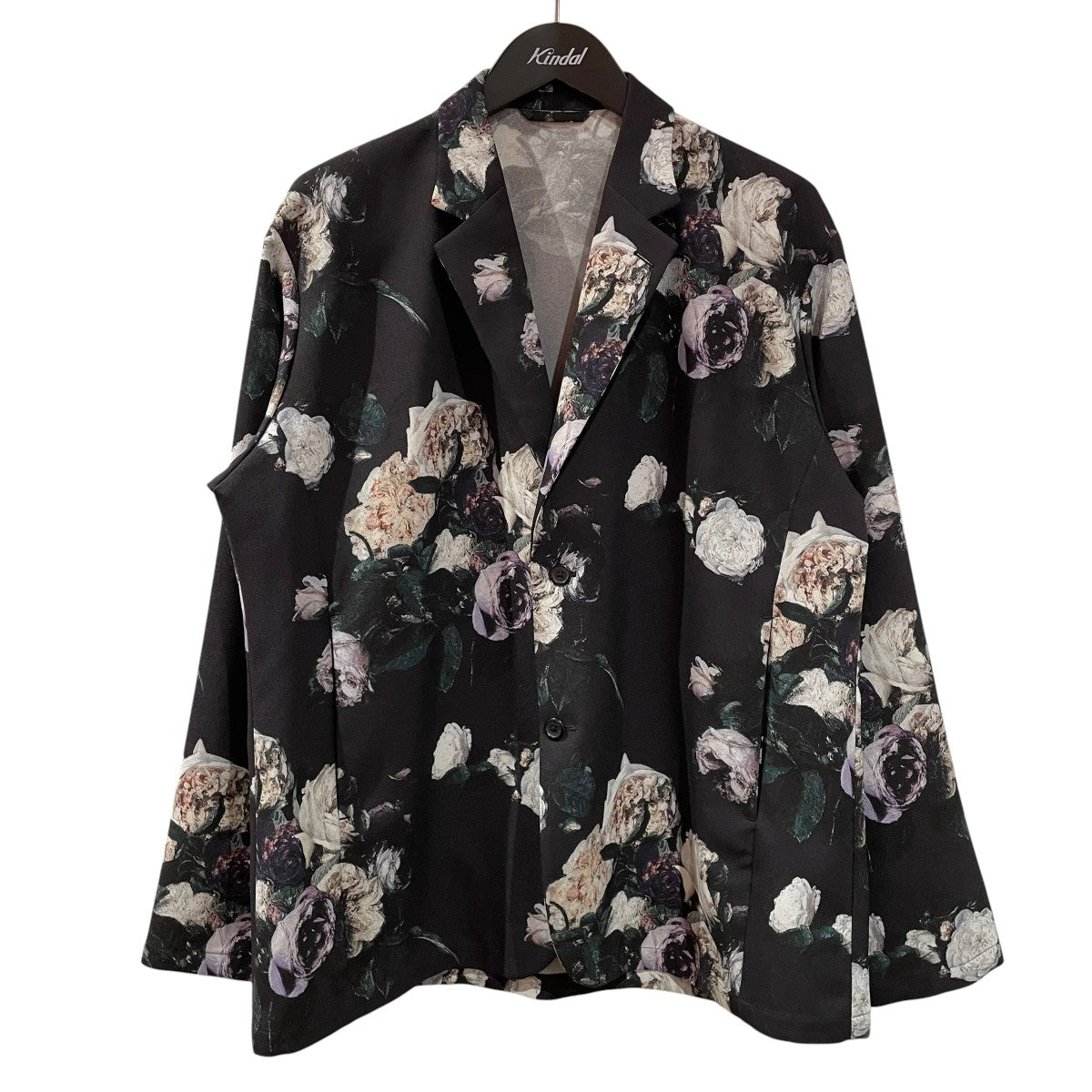 LAD MUSICIAN POLYESTER TROPICAL PAINT FLOWER 2B JACKETテーラードジャケット2323-311 古着・中古-1枚目のアイテム画像