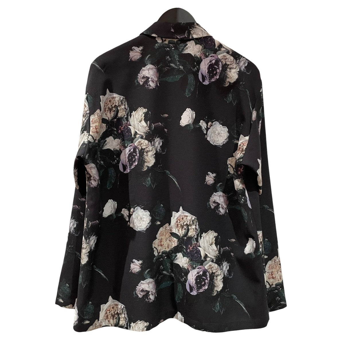 LAD MUSICIAN POLYESTER TROPICAL PAINT FLOWER 2B JACKETテーラードジャケット2323-311 古着・中古-2枚目のアイテム画像