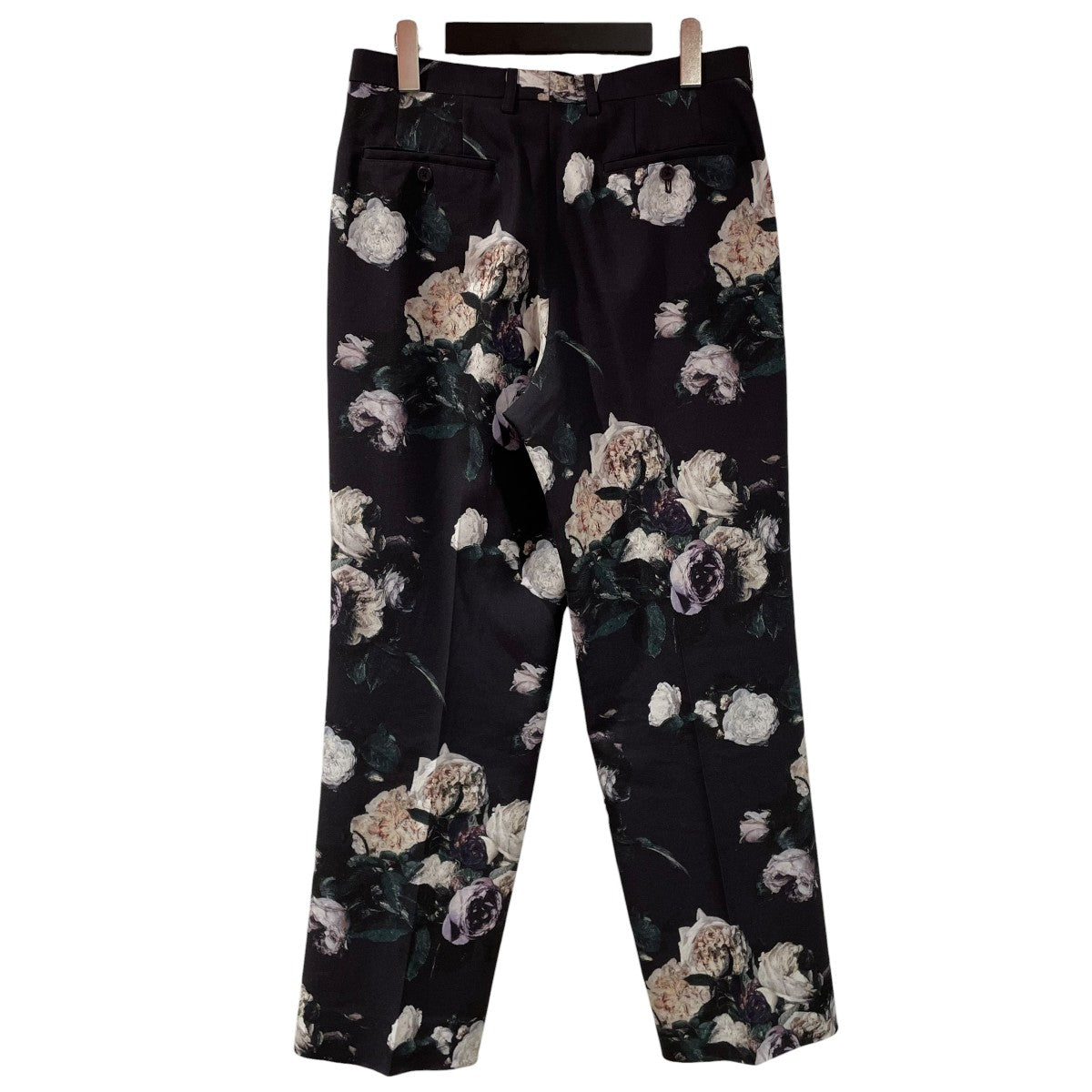 LAD MUSICIAN POLYESTER TROPICAL PAINT FLOWER PANTSスラックス2323-561 古着・中古-2枚目のアイテム画像