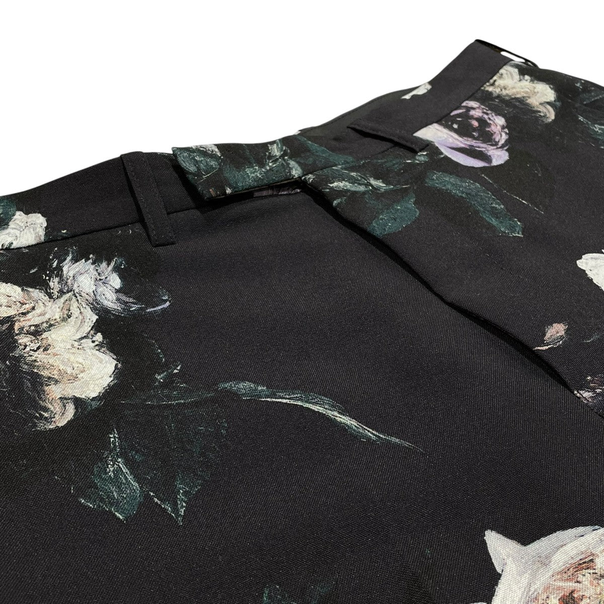 LAD MUSICIAN POLYESTER TROPICAL PAINT FLOWER PANTSスラックス2323-561 古着・中古-3枚目のアイテム画像