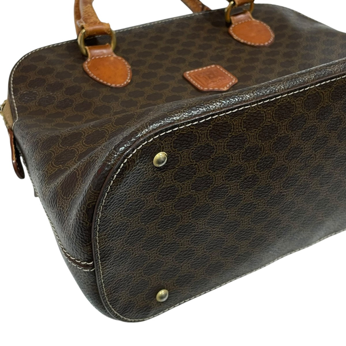 CELINE マカダムハンドバッグ 古着・中古-3枚目のアイテム画像