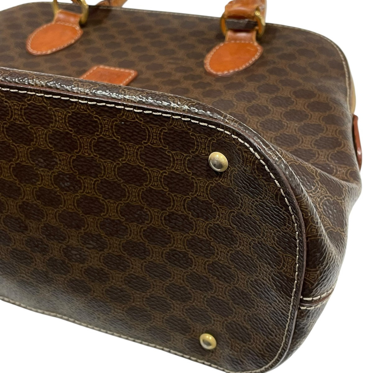CELINE マカダムハンドバッグ 古着・中古-4枚目のアイテム画像