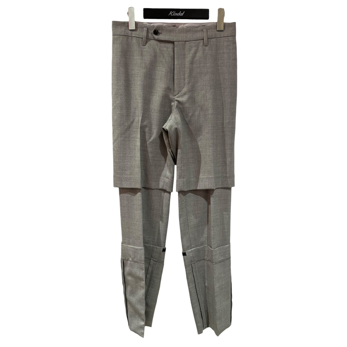 SOSHIOTSUKI NOT LONG LAYERED TROUSERSスラックスS23SS09PT-W 古着・中古-1枚目のアイテム画像
