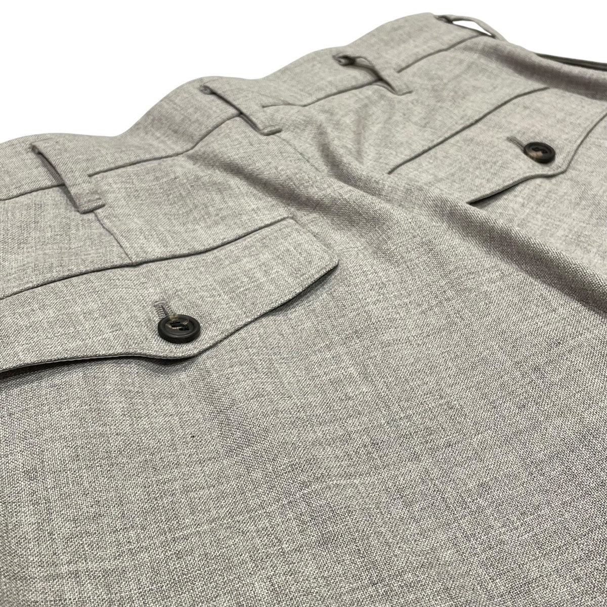 SOSHIOTSUKI NOT LONG LAYERED TROUSERSスラックスS23SS09PT-W 古着・中古-5枚目のアイテム画像